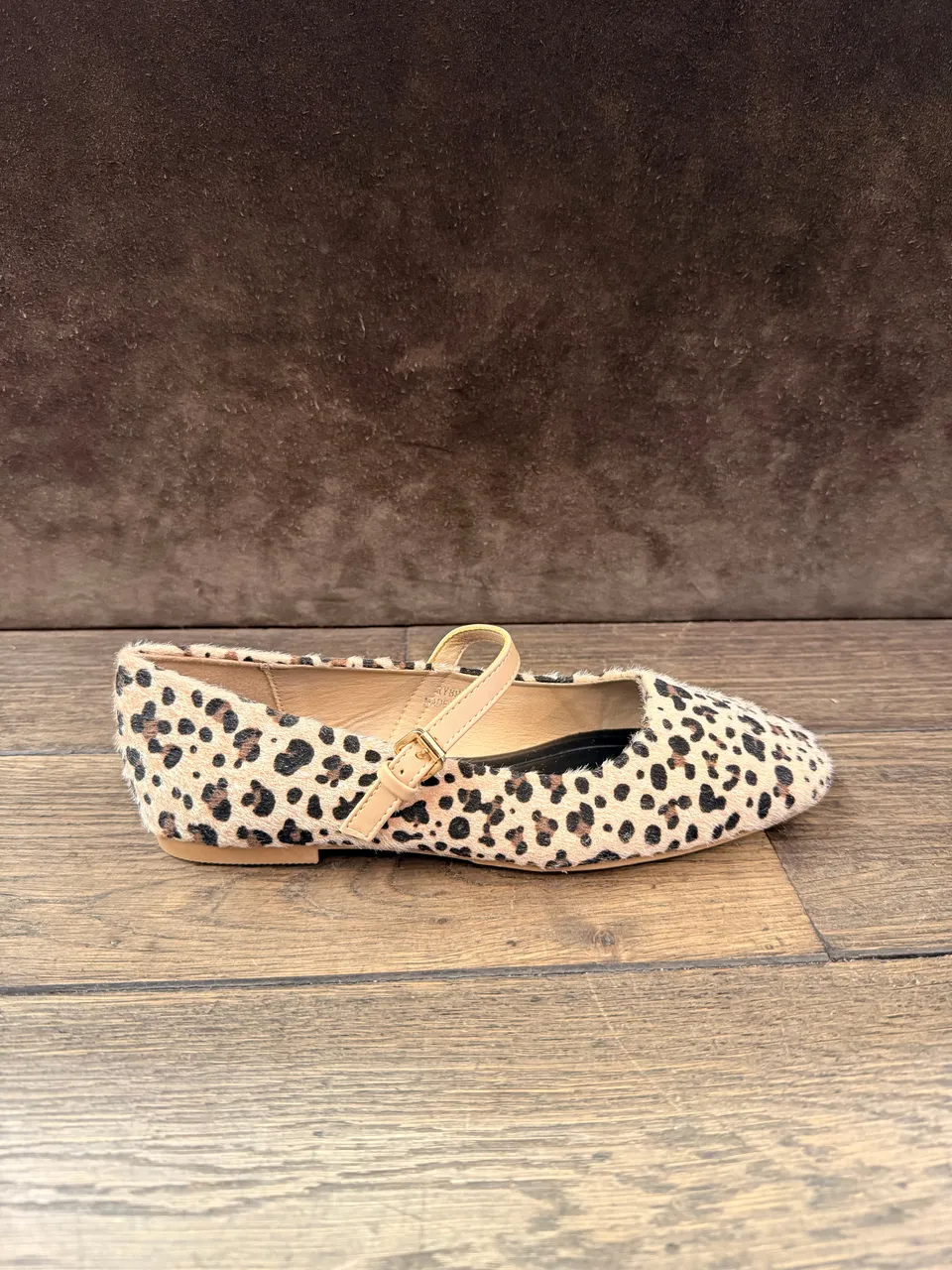 Linea Elle Leo ballerine donna animalier sottopiede imbottito