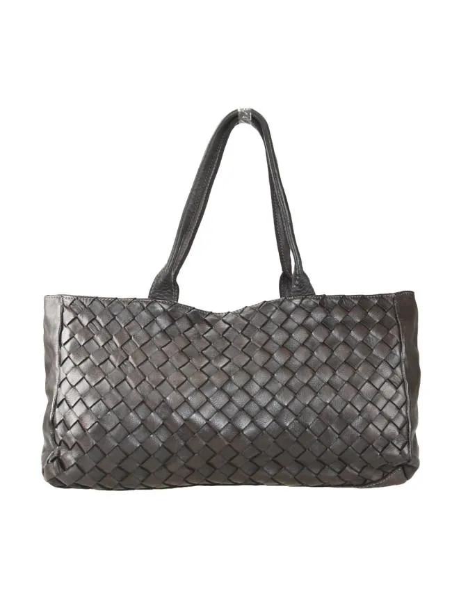 Sandro Barbera BAST55861 borsa spalla testa moro intrecciata