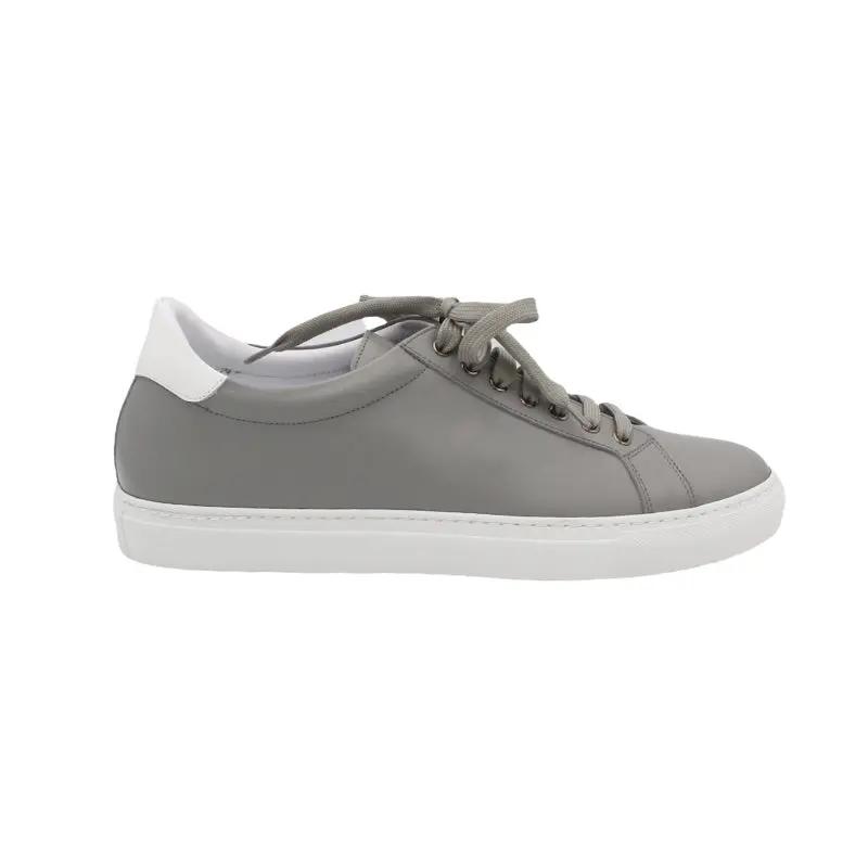 Sandro Barbera VA9 Basic sneakers bianco grigio pelle