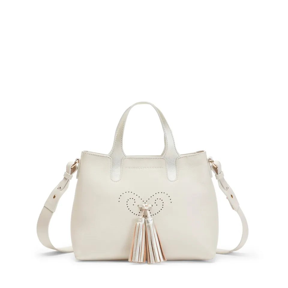 F.lli Rossetti Hobo Tote Bag Pelle Latte Tracolla