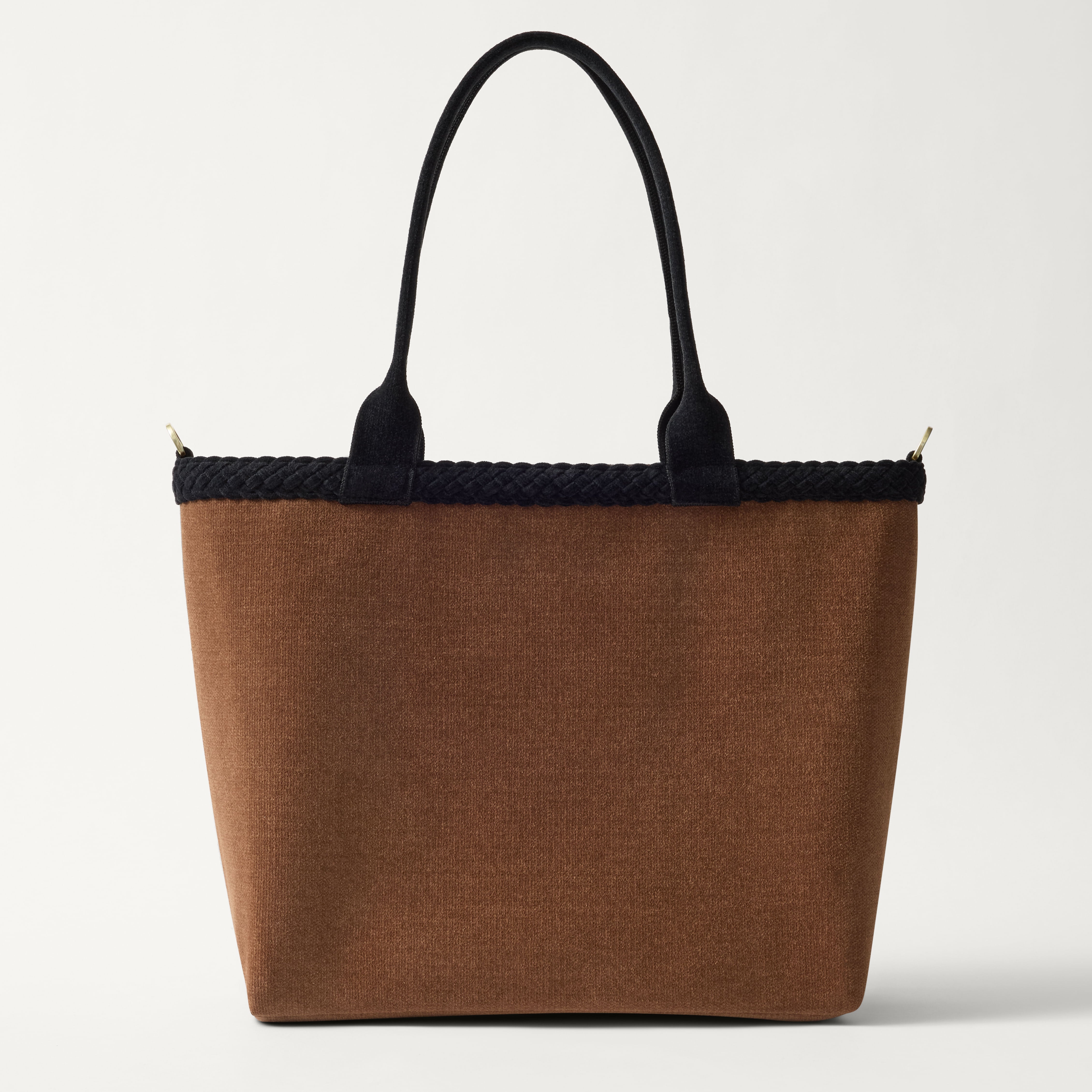Rothy's The Lightweight Zip Tote borsa tote ReVelvet Cinnamon marrone