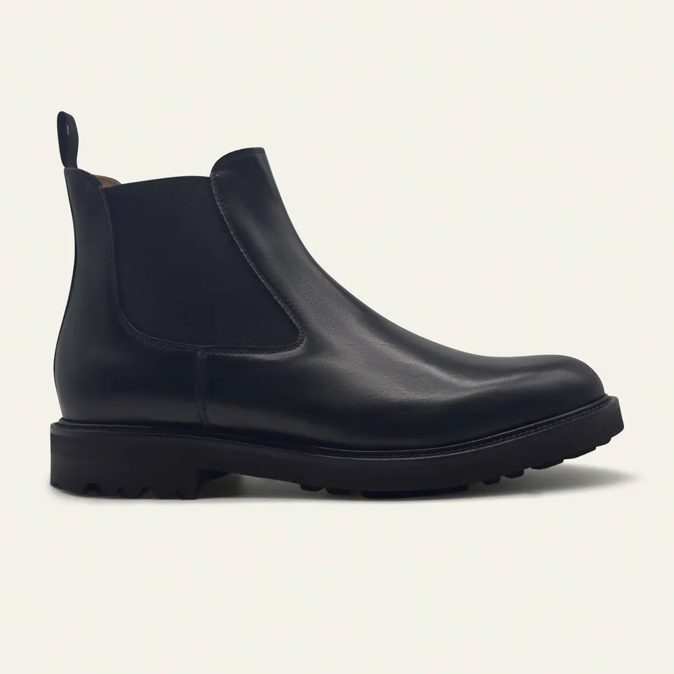 Dellovo Pimonte derby Nero vitello stile Beatles