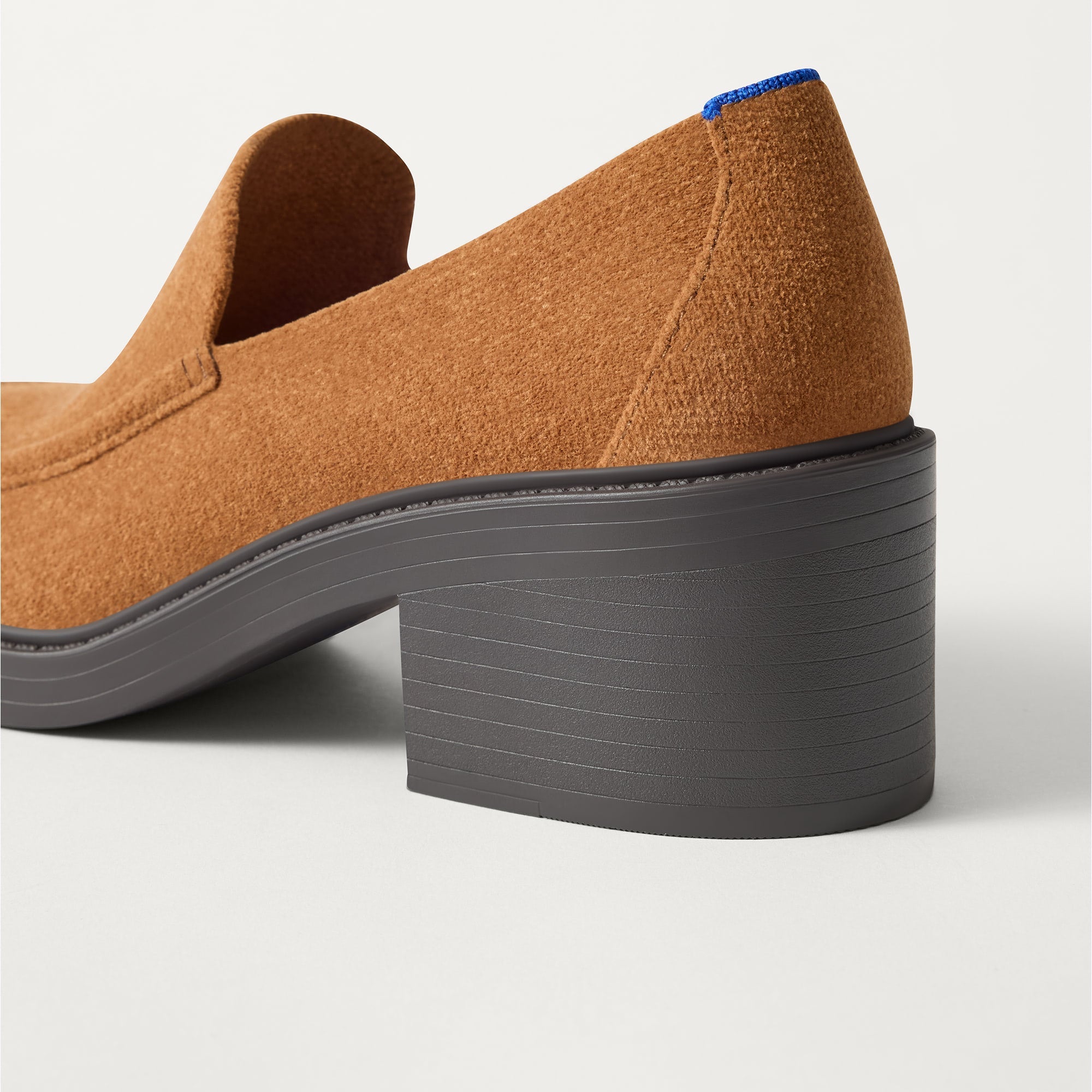 Rothy's The Block Heel Loafer scarpe tacco Caramel