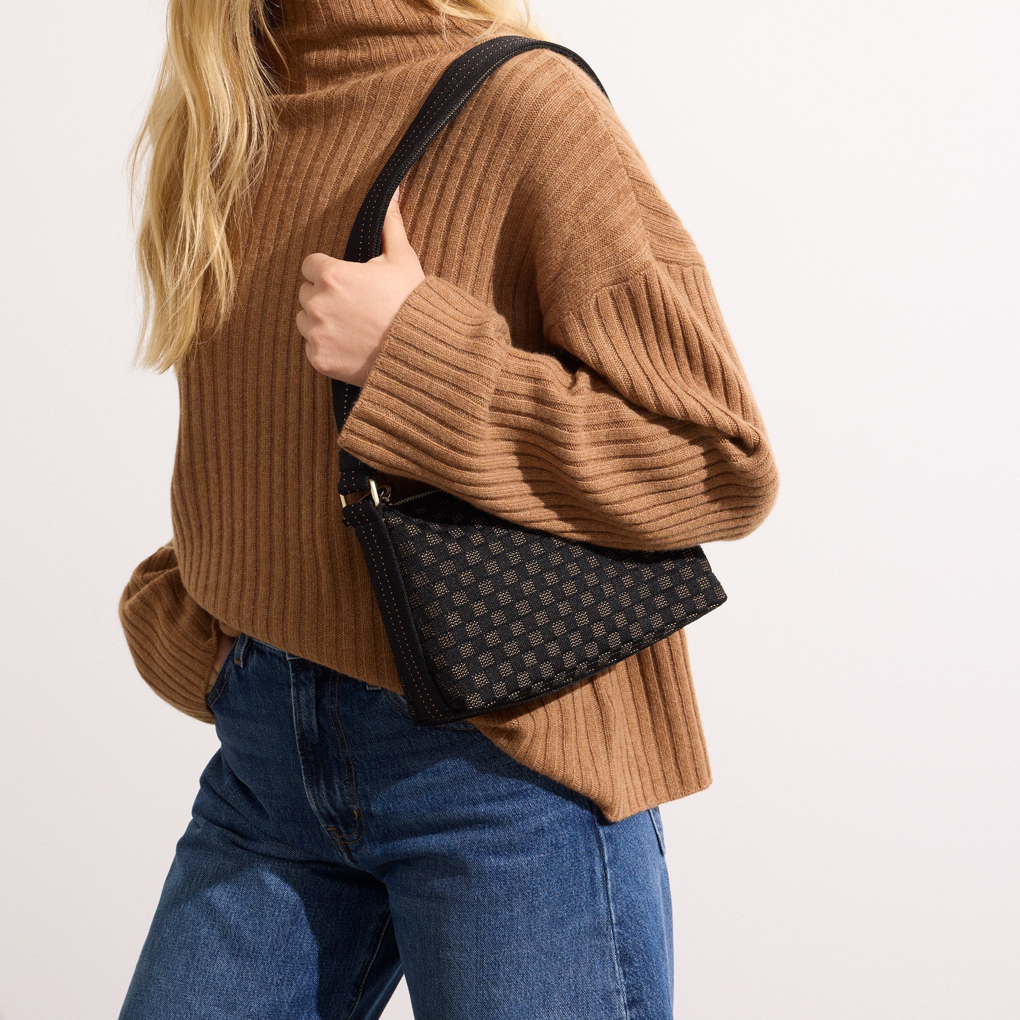 Rothy's The Casual Crossbody tracolla Night Song intreccio