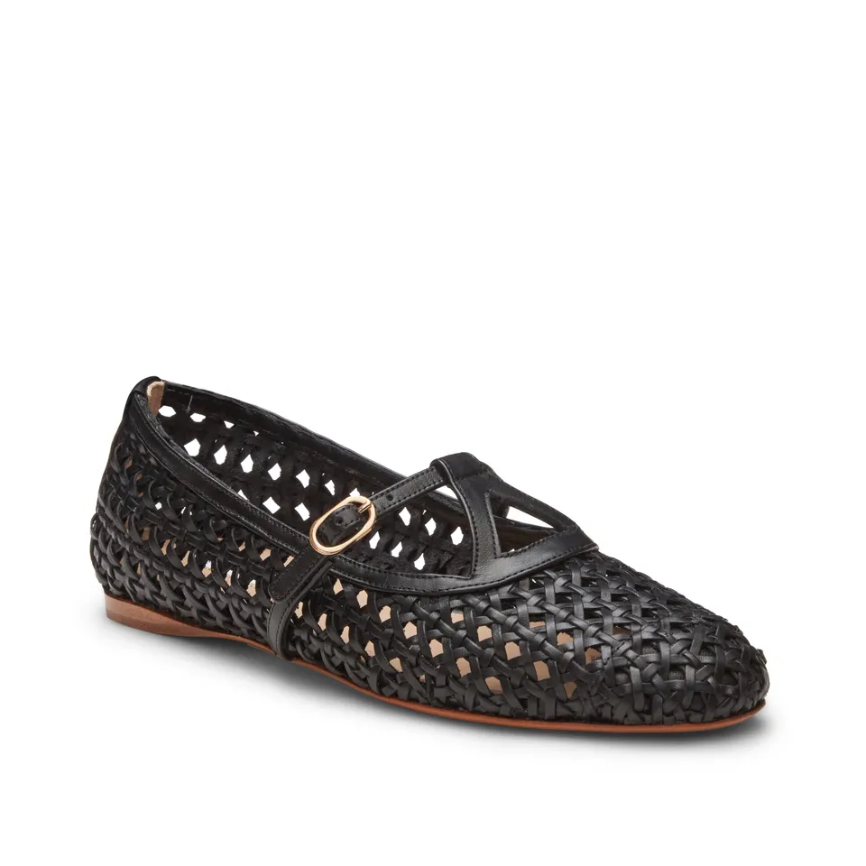 F.lli Rossetti 68246 ballerina pelle nera cinturino