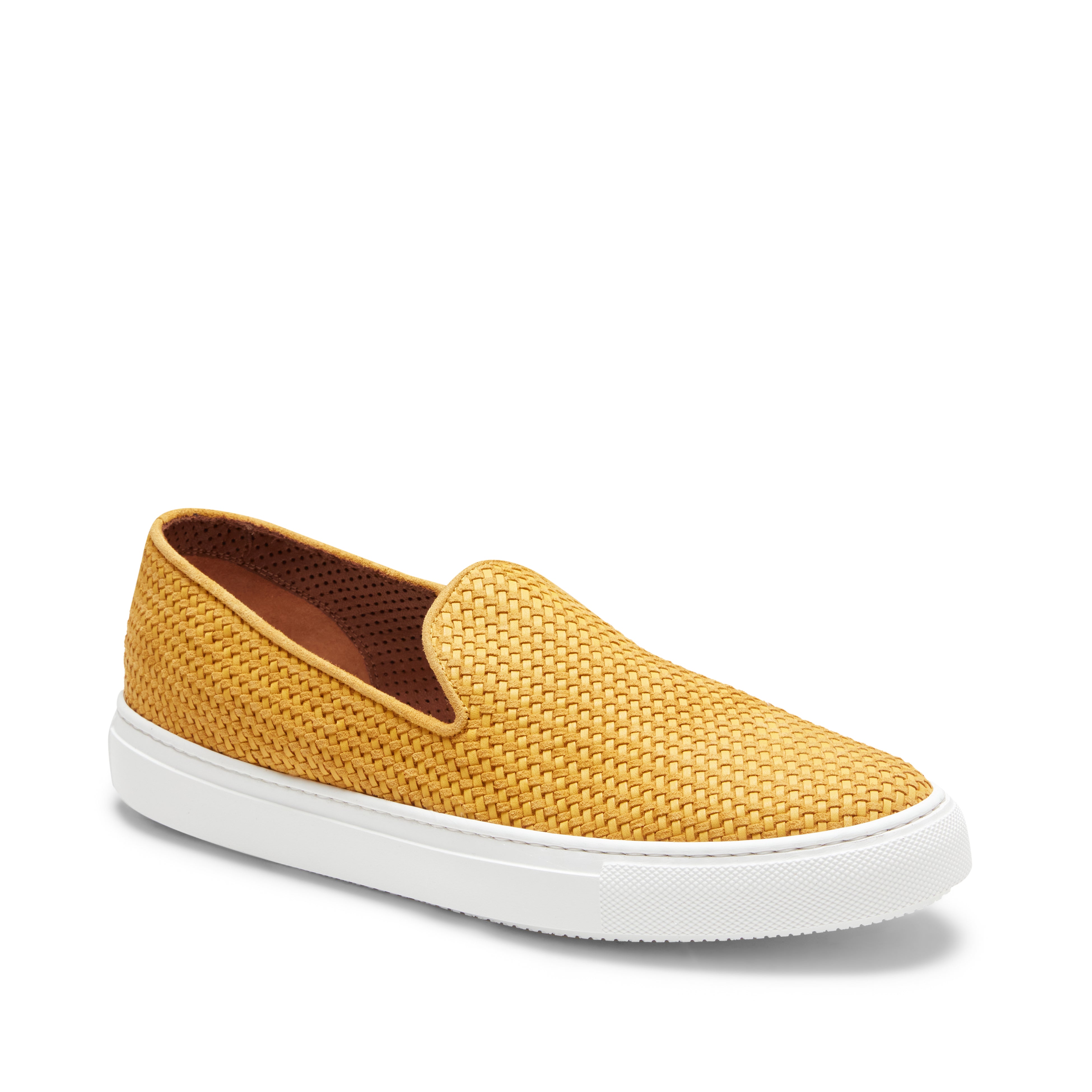 F.lli Rossetti 46057 slipper uomo suede intrecciato giallo