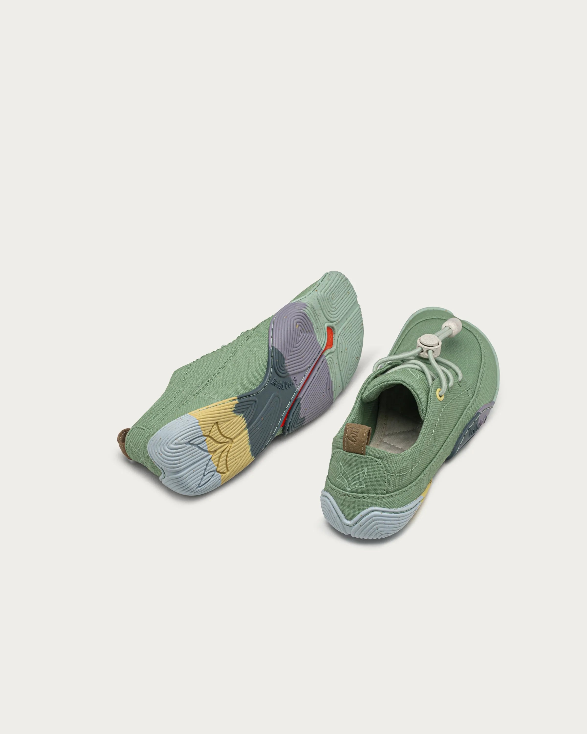 Wildling Slip-Ons Tanuki Kibo scarpe verdi bambini