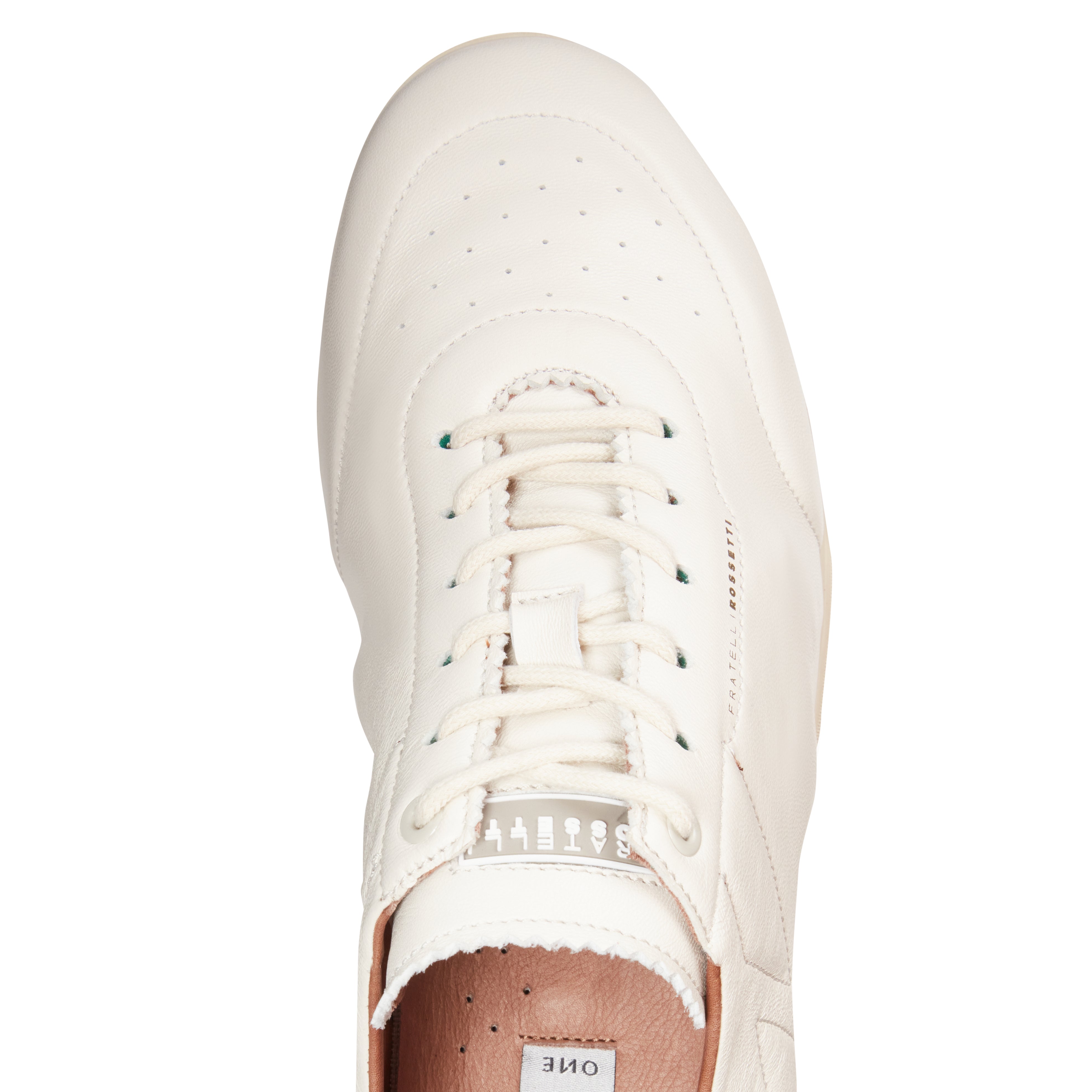 F.lli Rossetti Kyoto 47409 sneaker uomo latte traforata