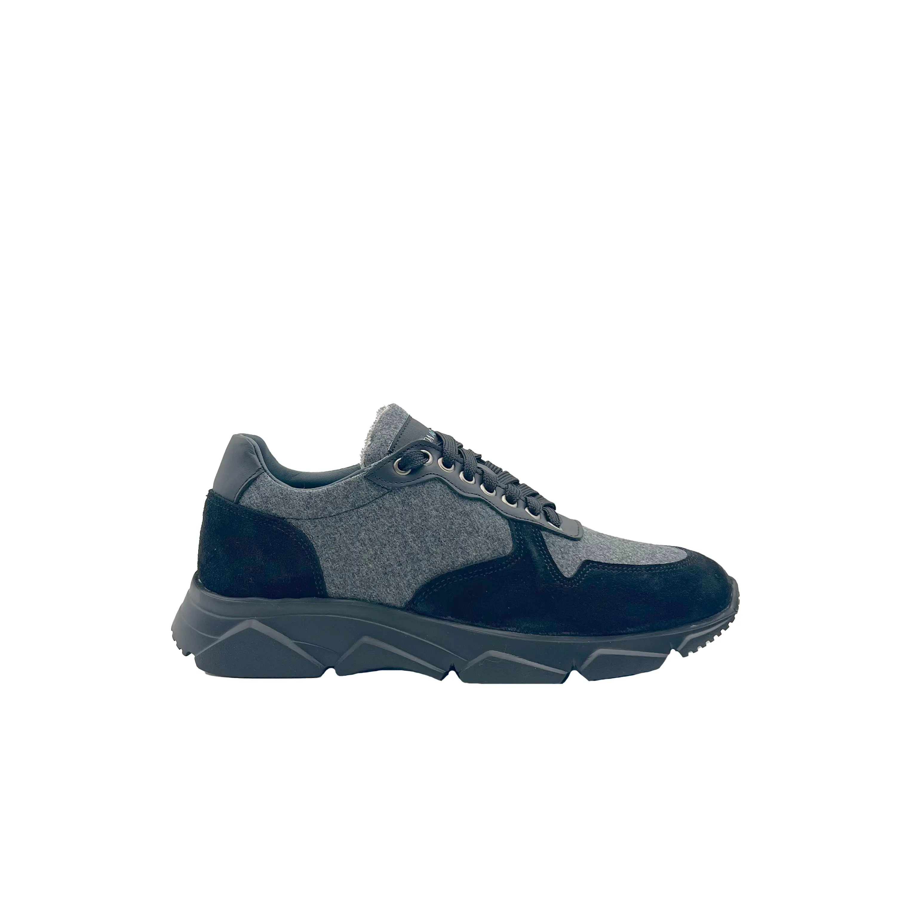 Sandro Barbera Wooly City Run sneaker grigio lana merino