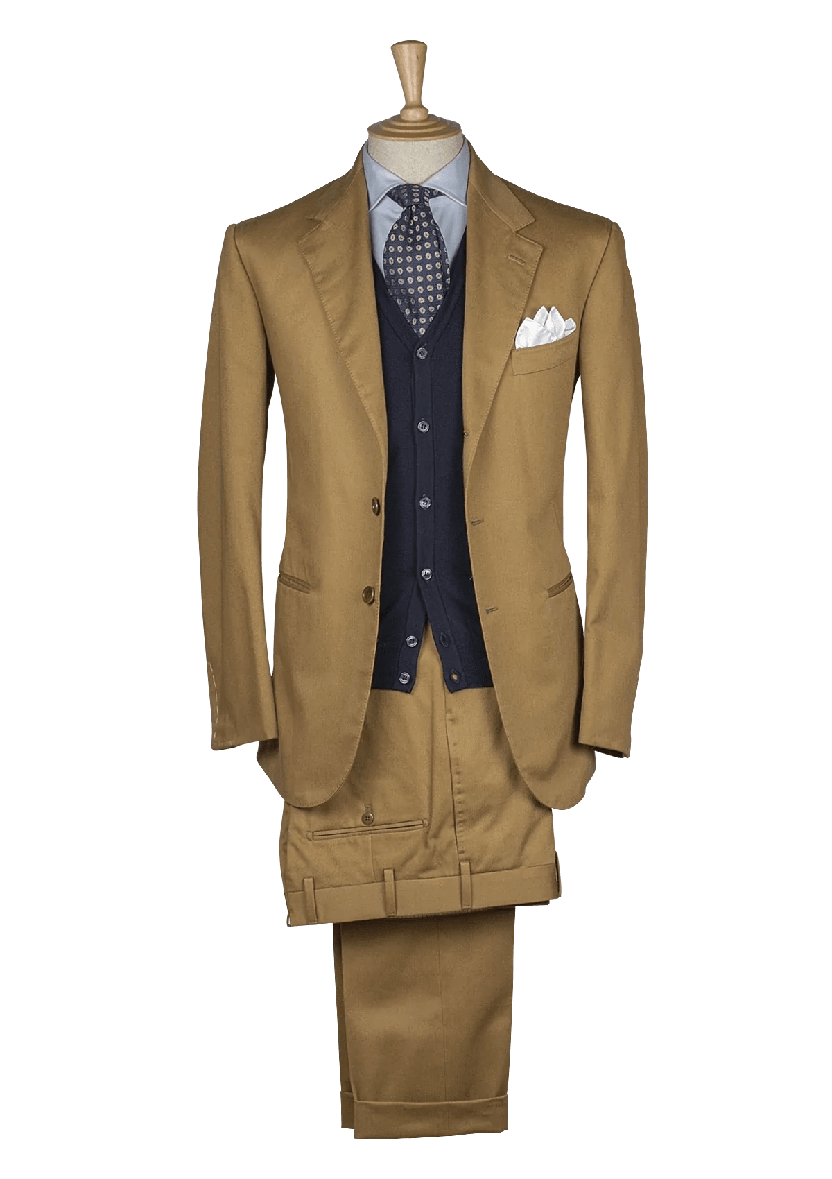 Stefano Bemer Suits SV1022 completo cotone tabacco taglia 46