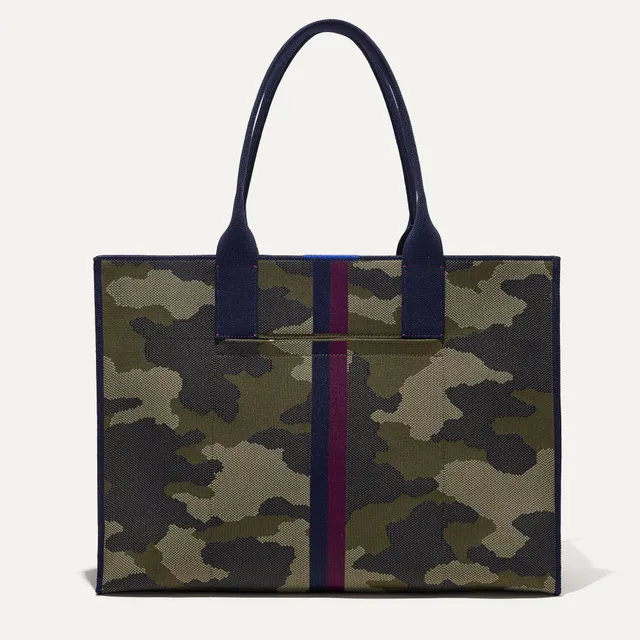 Rothy's The Classic Tote borsa tote Spruce Camo con zip