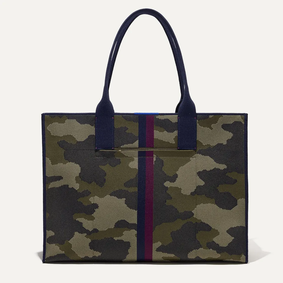 Rothy's The Classic Tote borsa tote Spruce Camo con zip