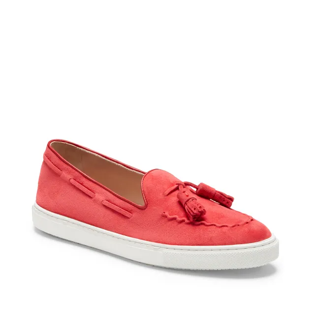F.lli Rossetti Brera Sport 77078 mocassino donna rosso suede