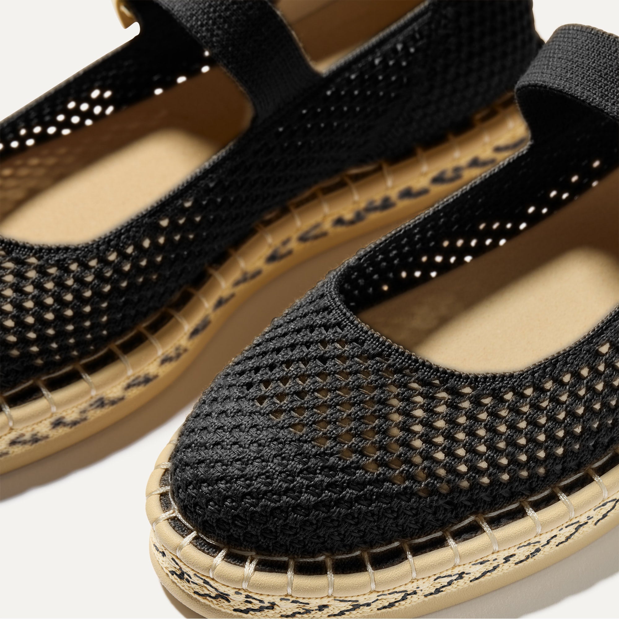 Rothy's The Espadrille Mary Jane ballerine Black canapa