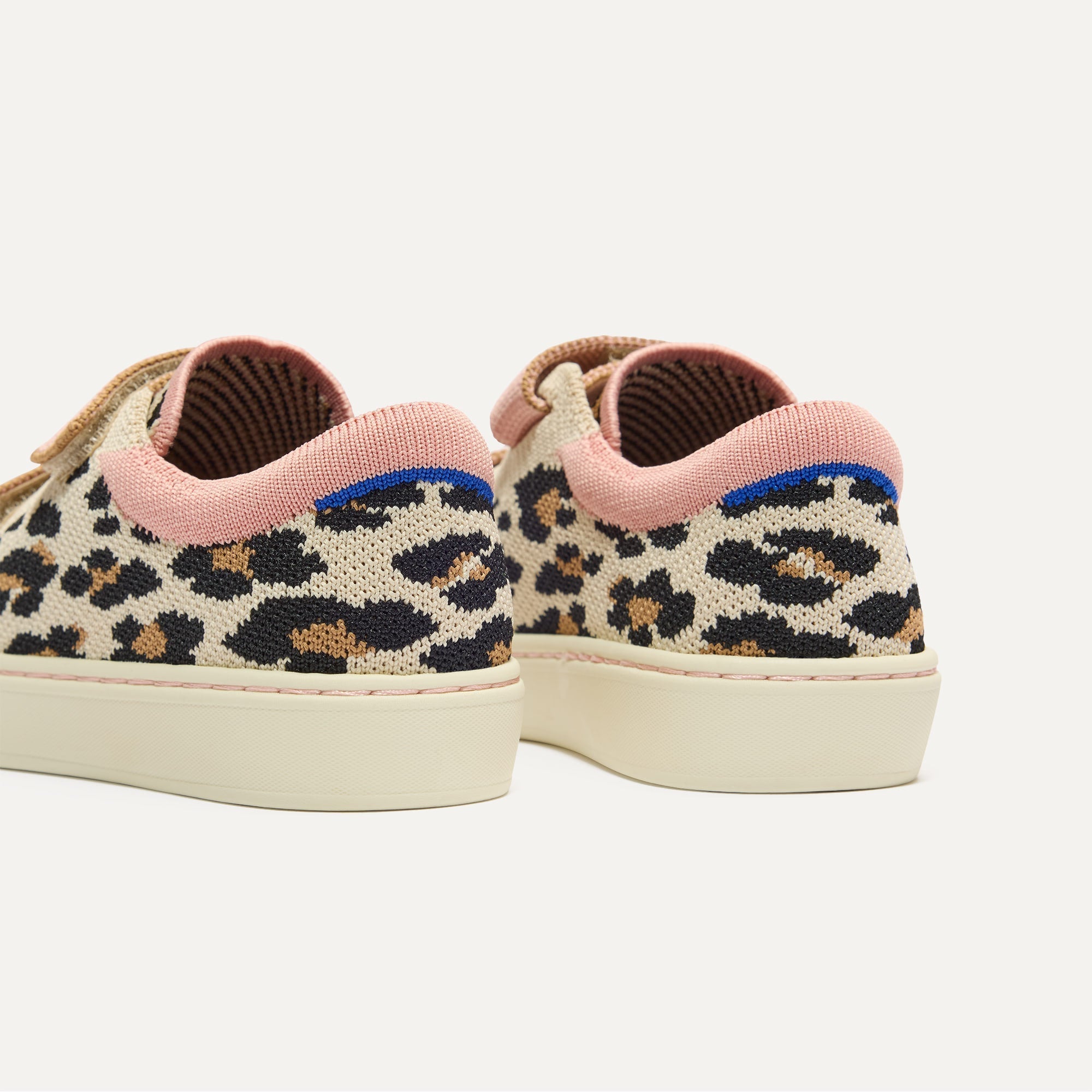Rothy's The Kids Strap Sneaker scarpe bimba Cat Blush leopardo