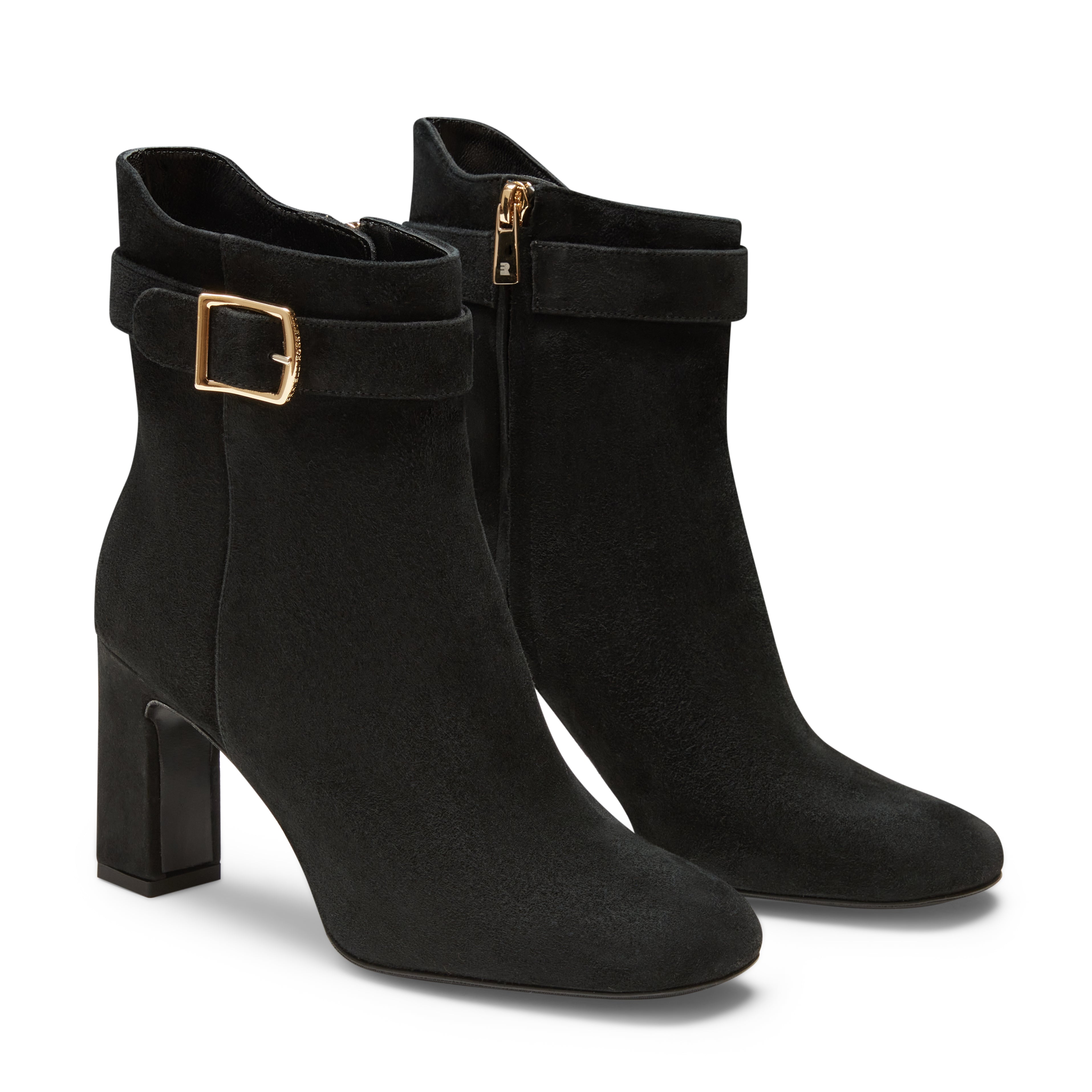 F.lli Rossetti 68334 stivaletto donna nero tacco 90 camoscio