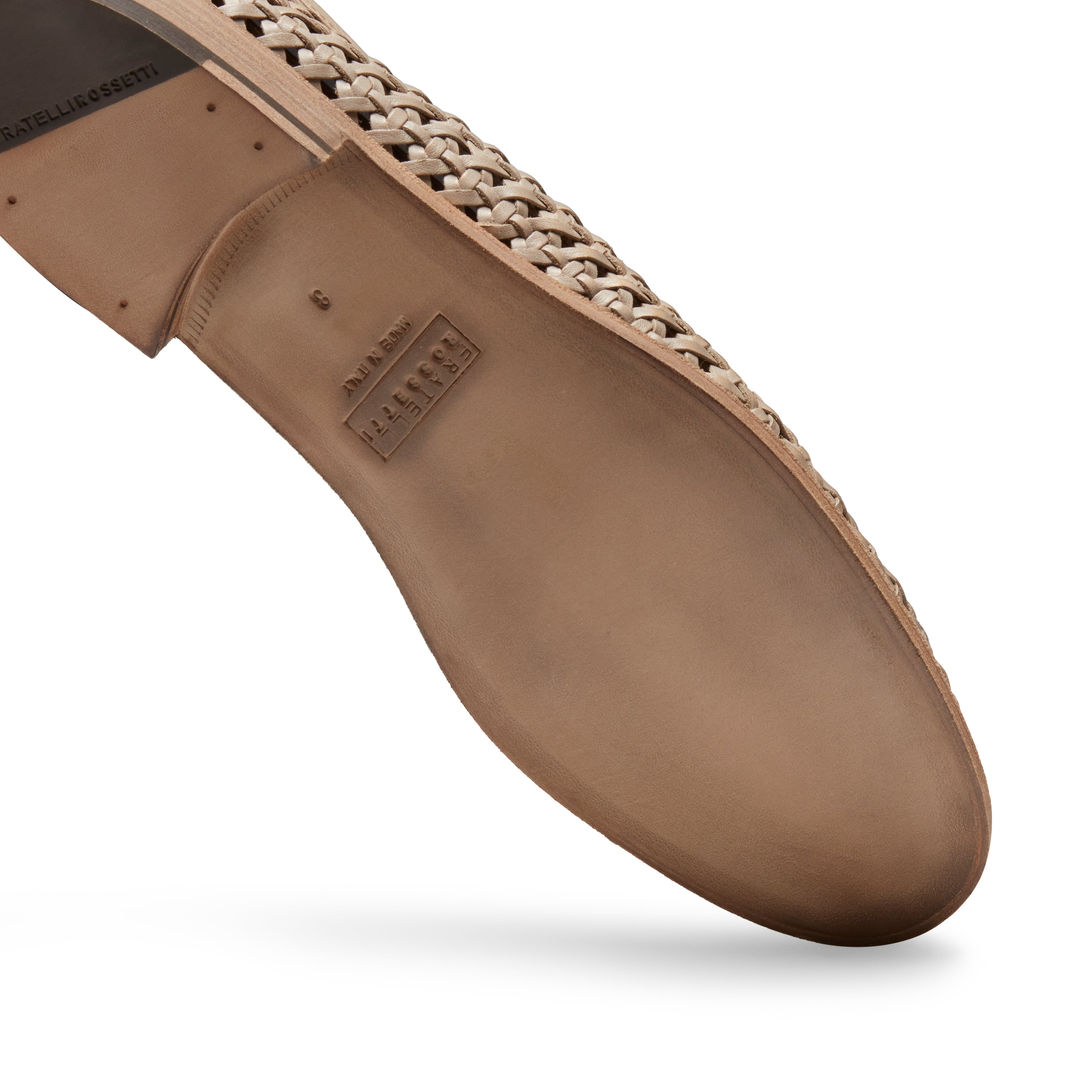 F.lli Rossetti Brera 14296 Mocassino Uomo Intrecciato Oliva