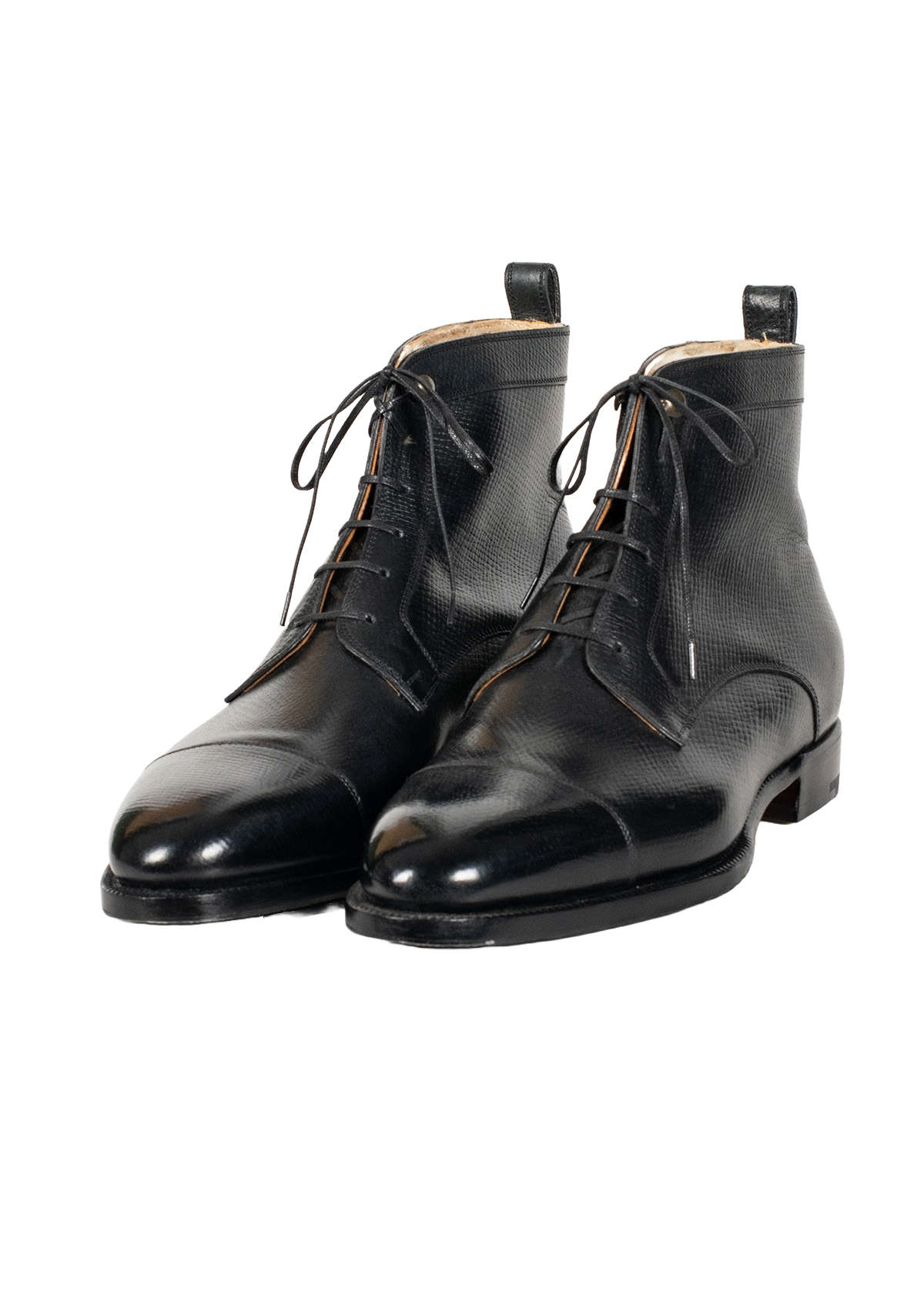Stefano Bemer Boots Stivale C7850V3 Nero Pelle Misura 42