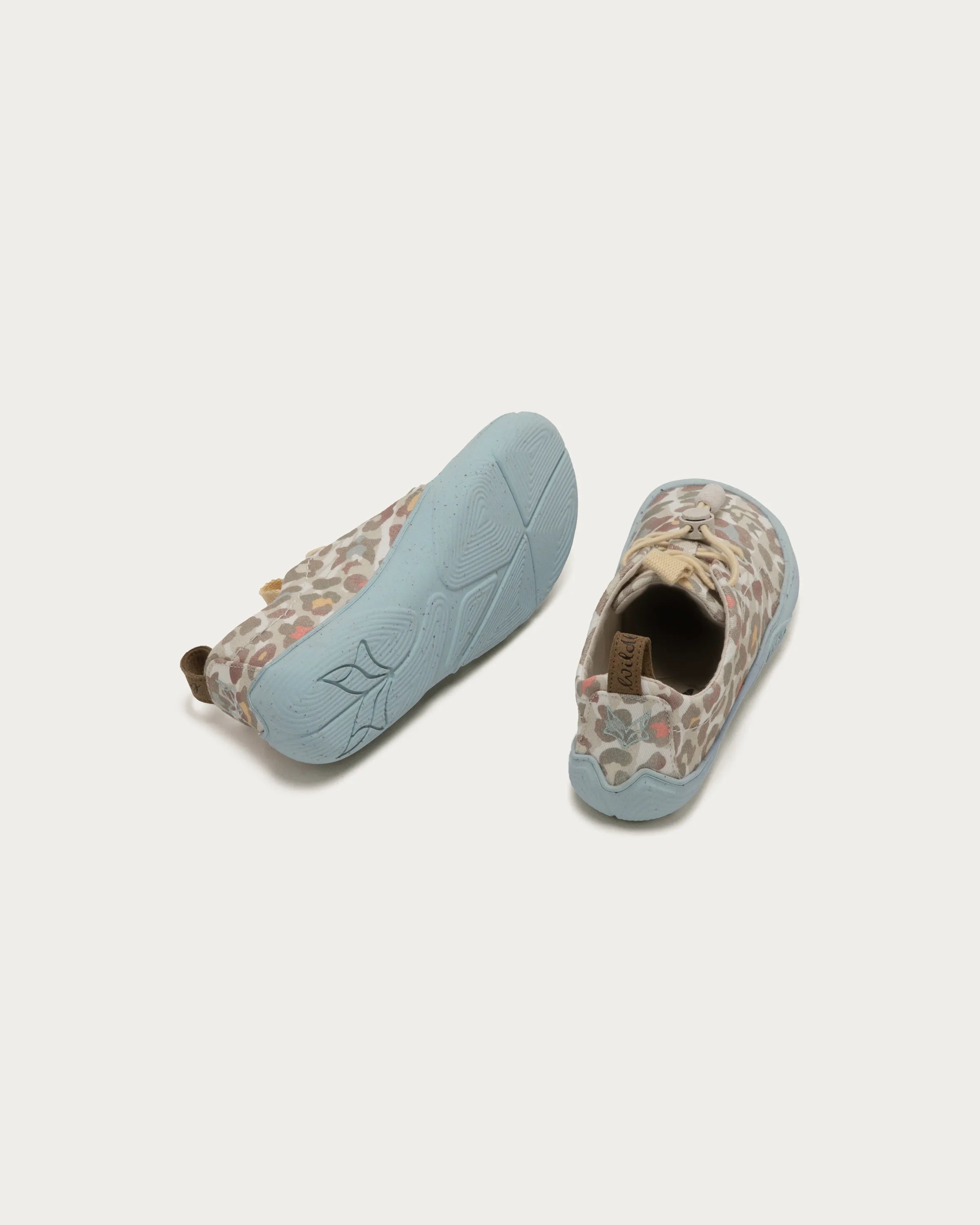 Wildling Shoes Aopri Leo scarpe bambini leopardate cotone