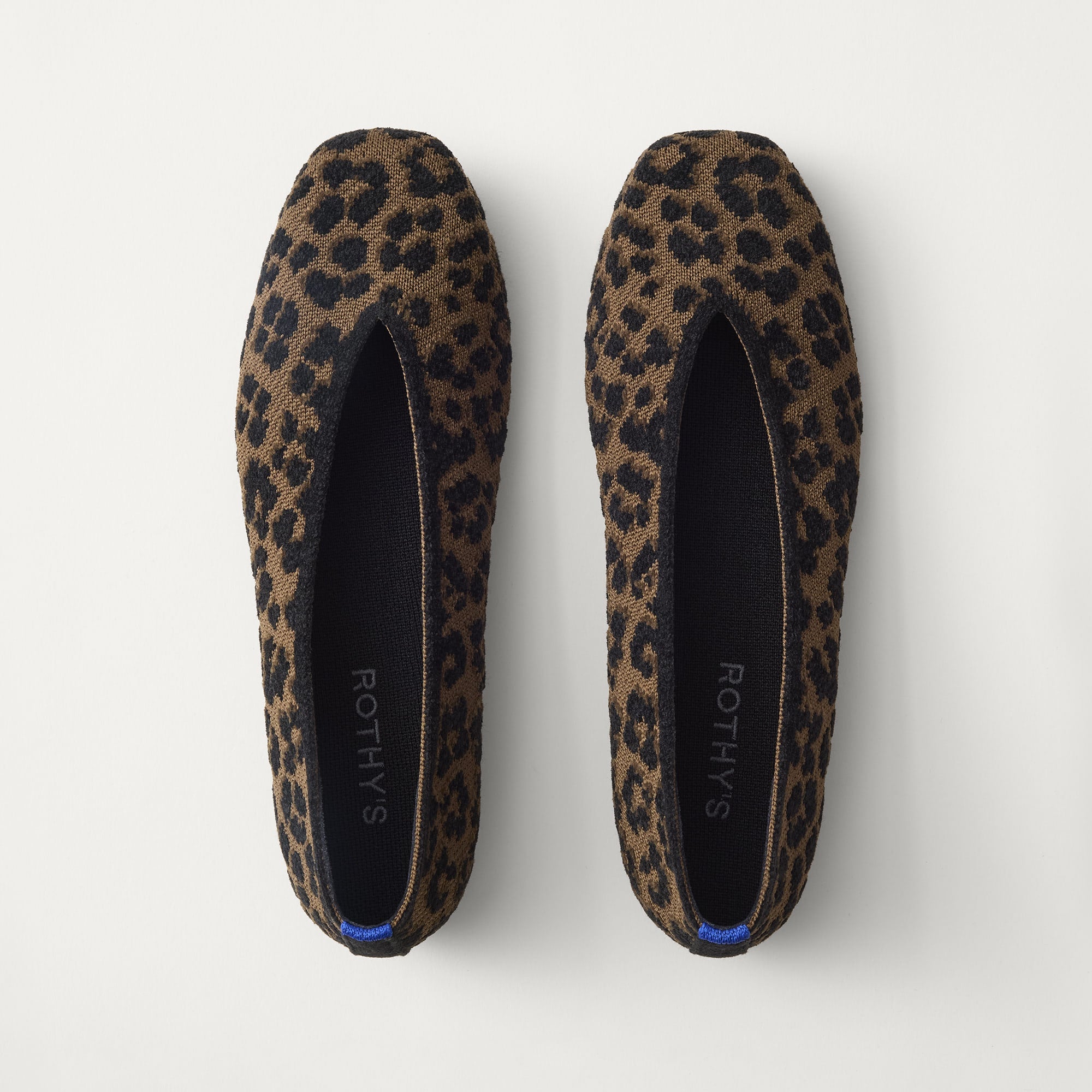 Rothy's The Max Square Ballerina ballerine spotted cat maculate