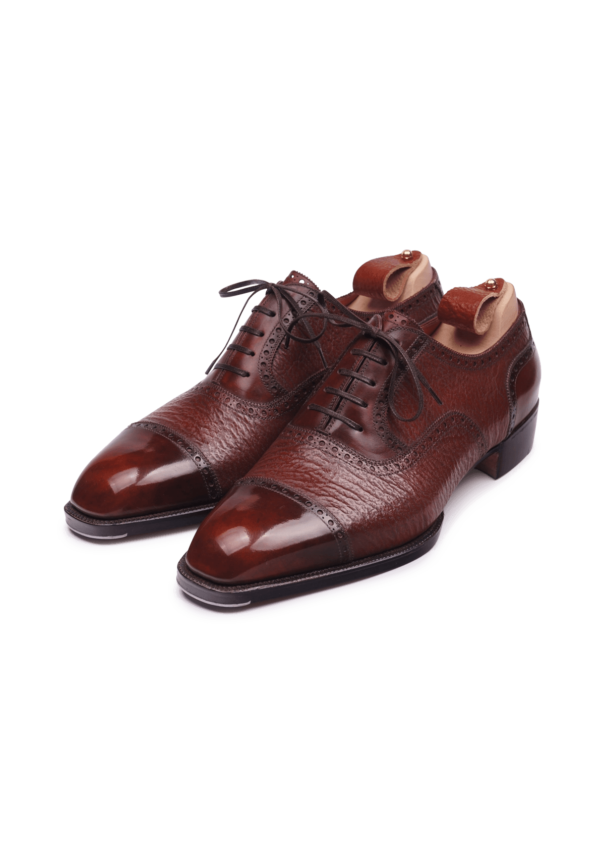 Stefano Bemer Oxfords T6461 scarpe oxford marroni squalo