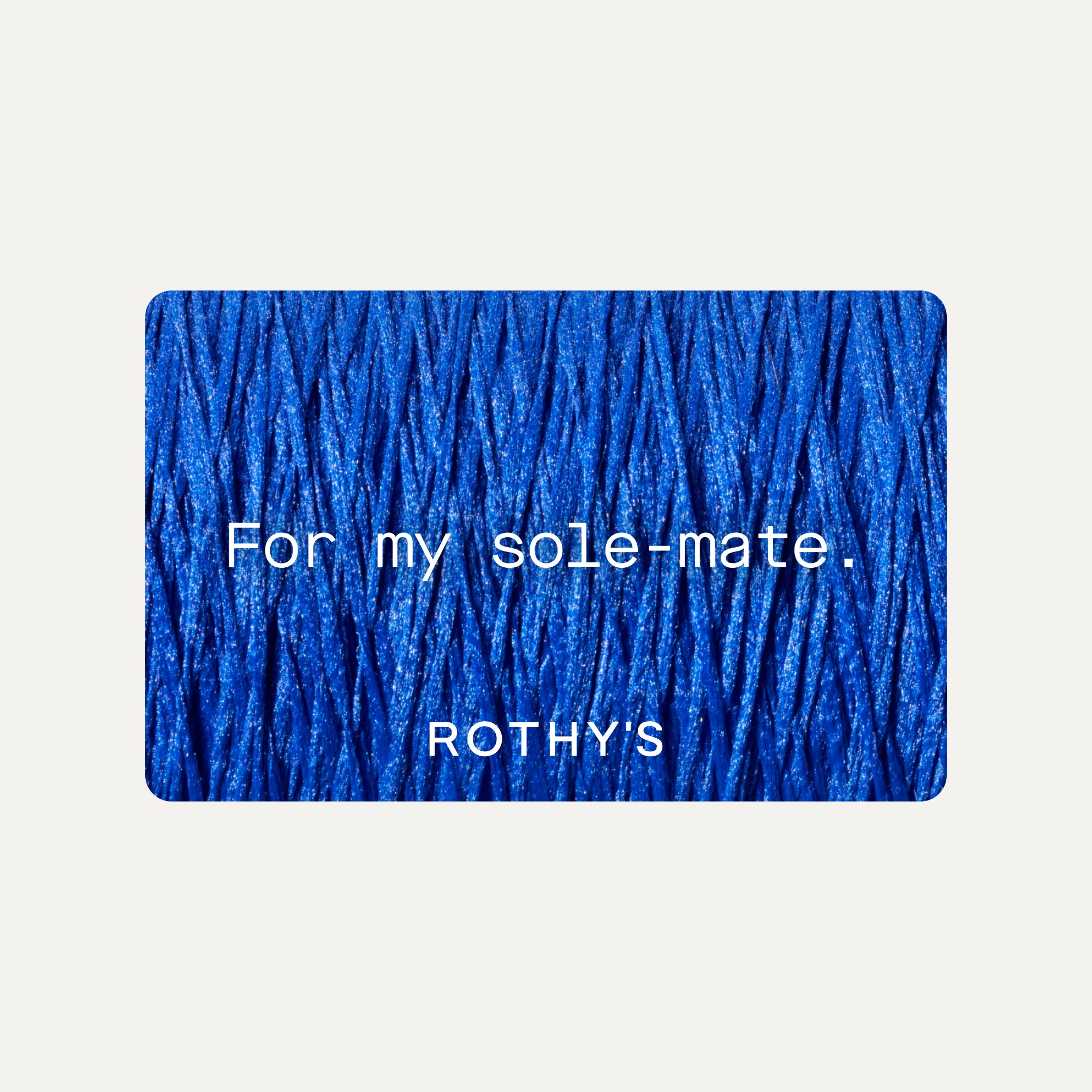 Rothy's Virtual Gift Card buono regalo virtuale email
