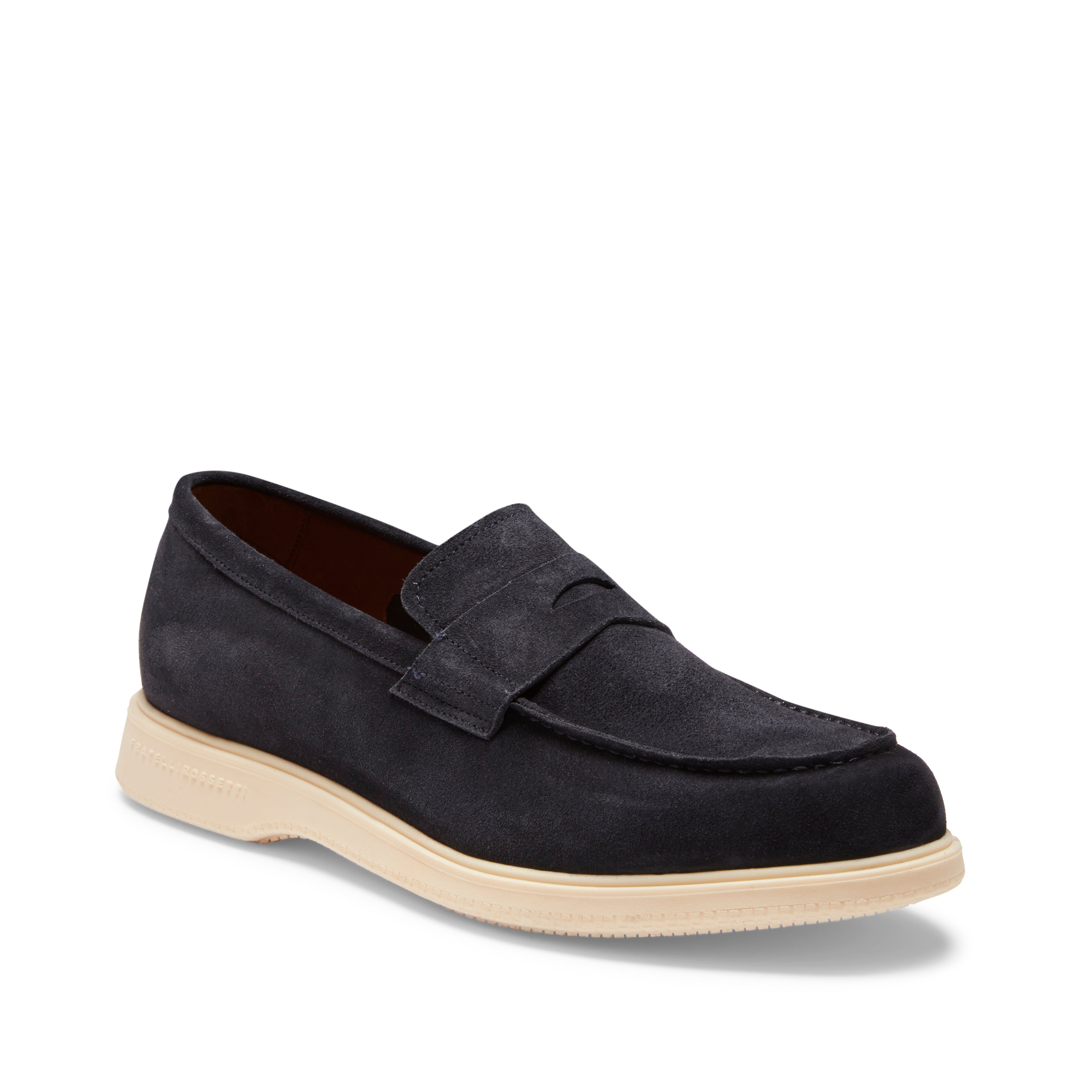 F.lli Rossetti 47430 Mocassino Uomo Marine Scamosciato Leggero