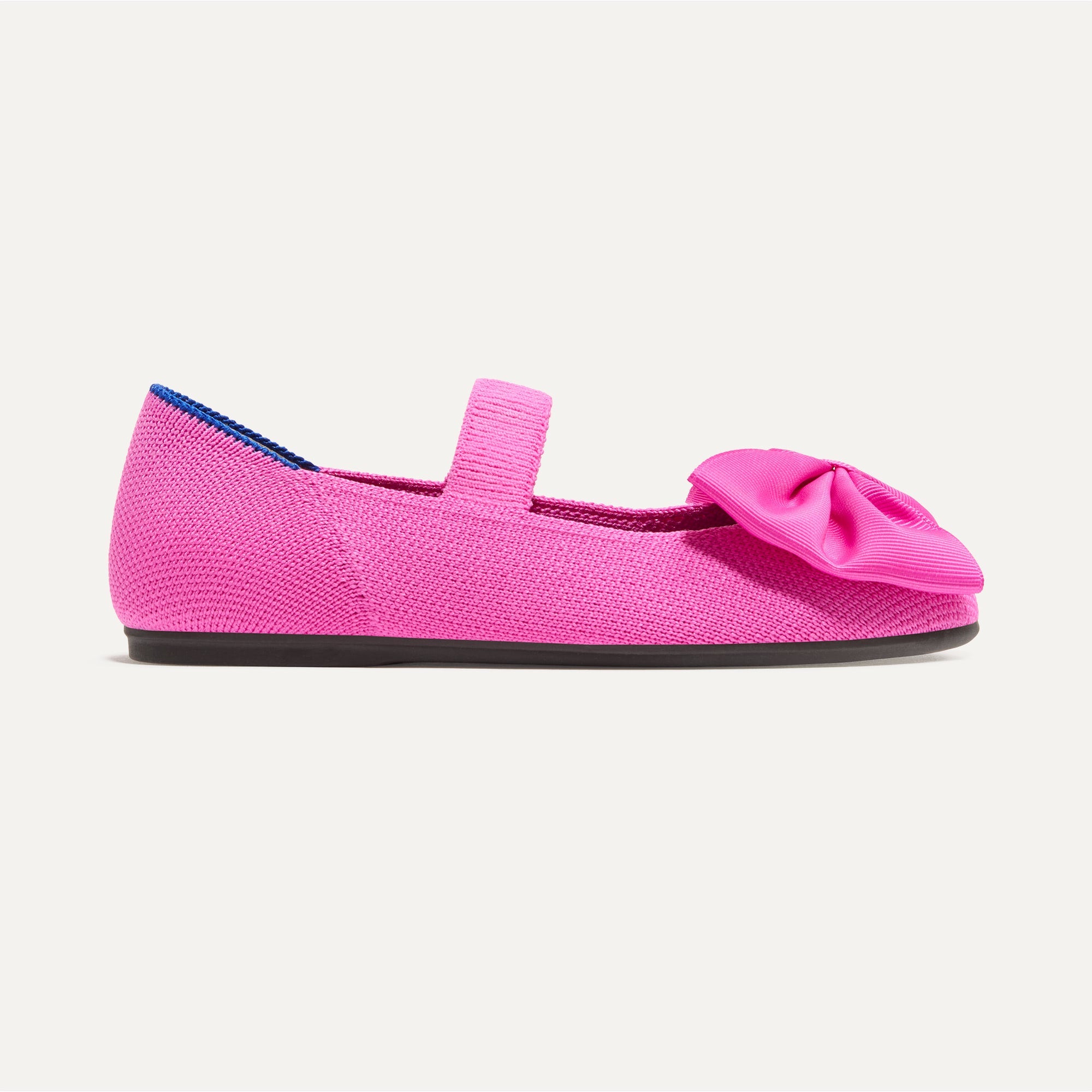 Rothy's Kids Big Bow Mary Jane ballerine Dragon Fruit