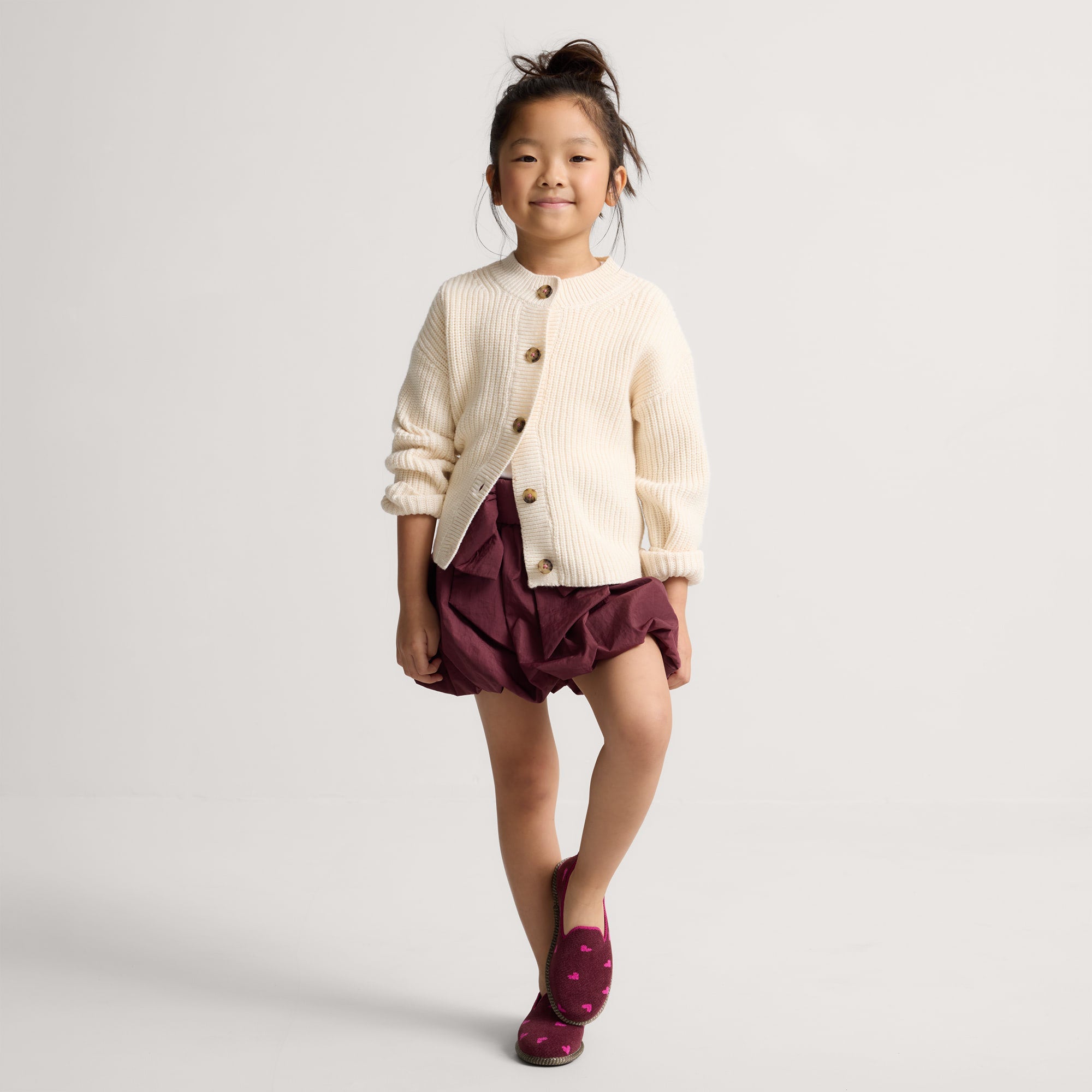 Rothy's The Mini Loafer mocassini bambina ReVelvet Heartbeat antiscivolo