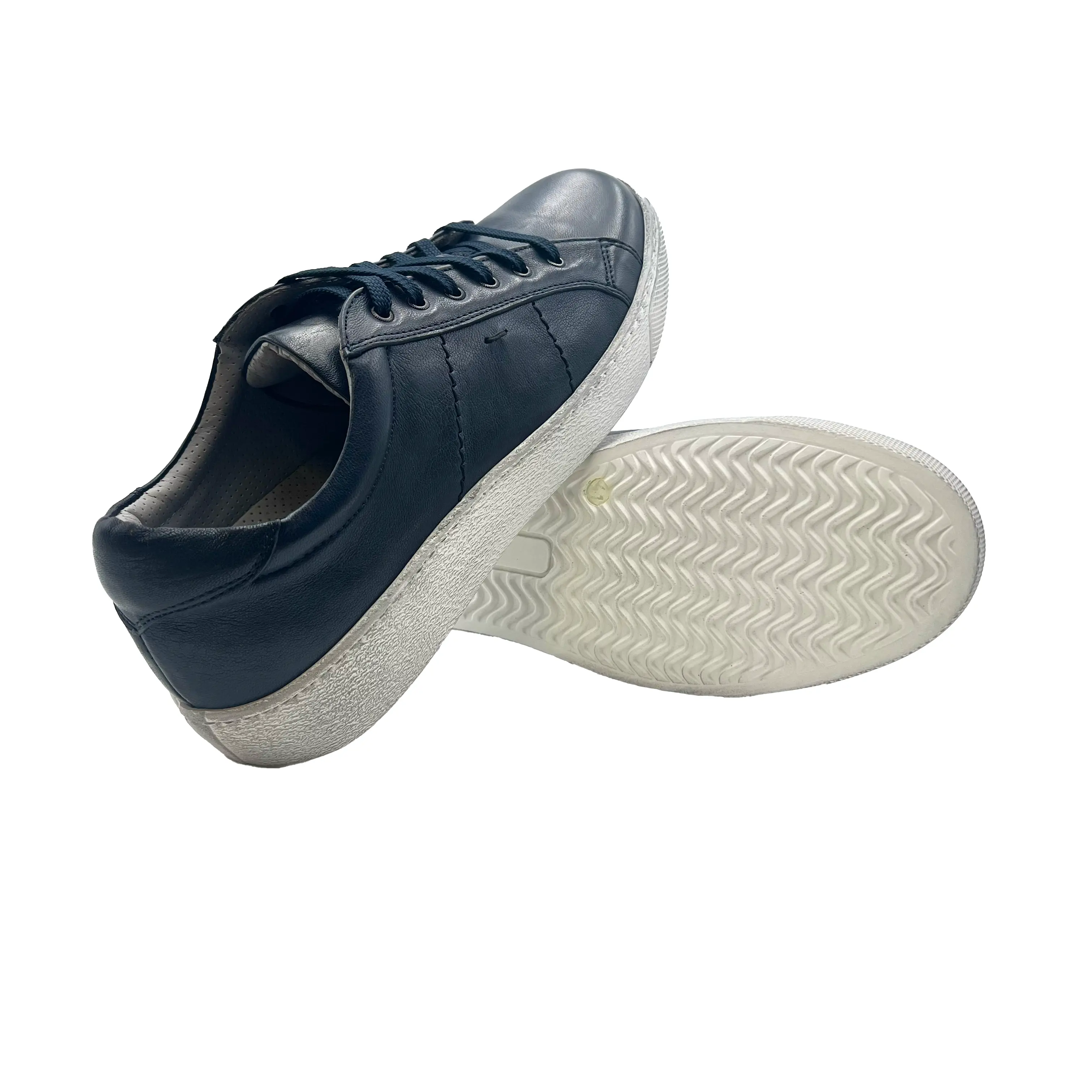 Sandro Barbera Owilde 1467 Sneaker Uomo Blu Pelle