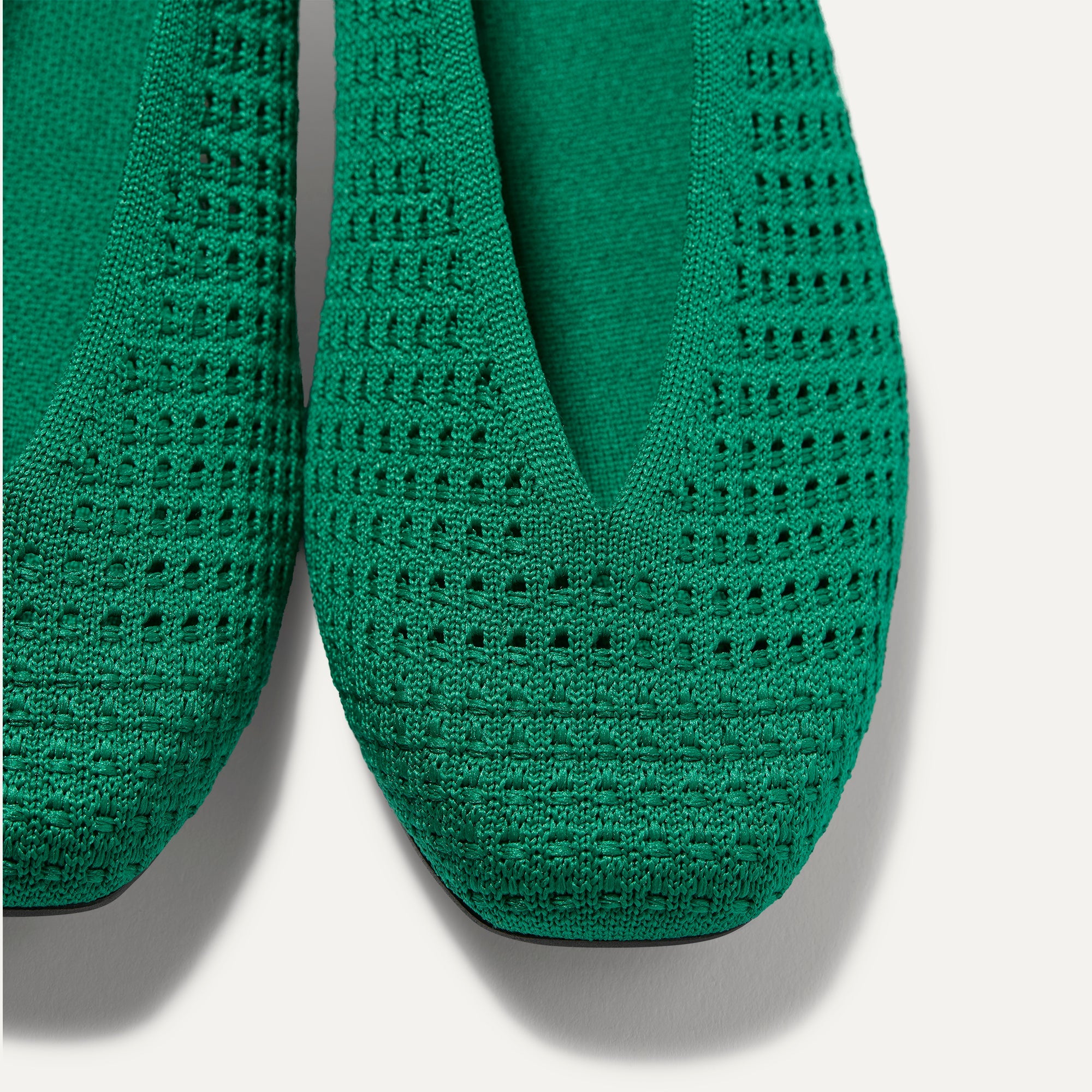 Rothy's The Max Square Ballerina ballerine clover mesh verde