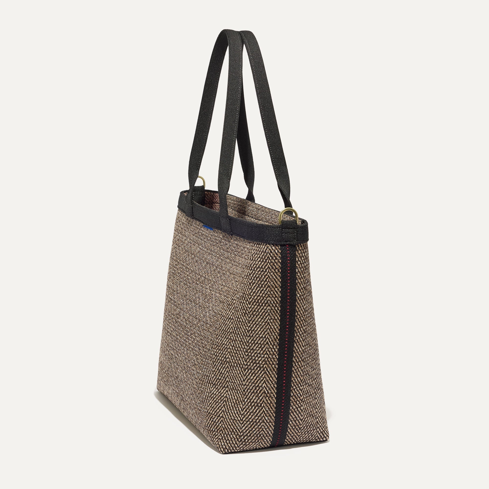 Rothy's Tote Bags The Lightweight Zip Tote borsa Cacao Herringbone