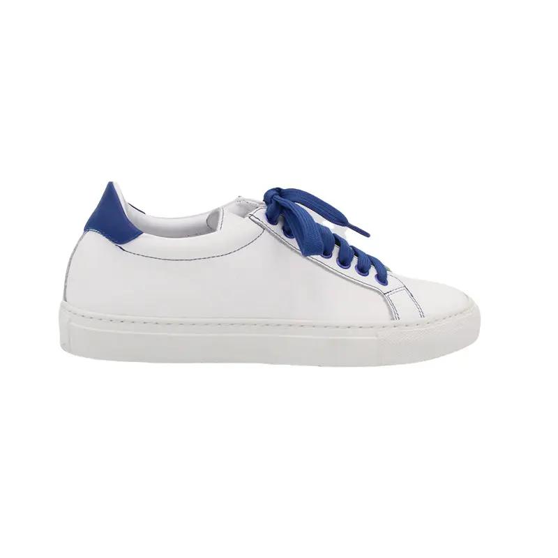 Sandro Barbera & Figli VA9 Basic sneaker pelle biancobluette