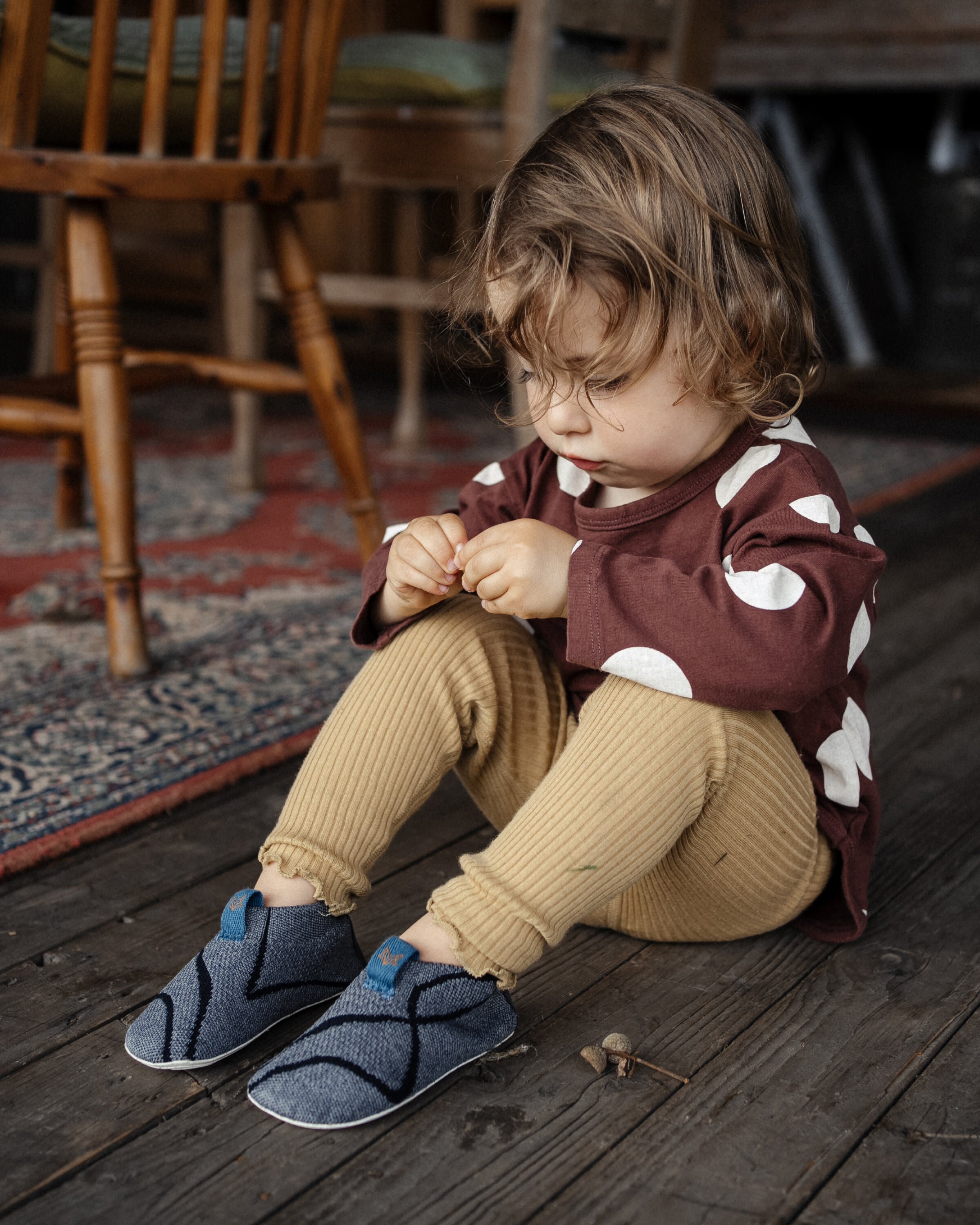 Wildling Rosci scarpe barefoot bimbi grigio EU 20 leggera