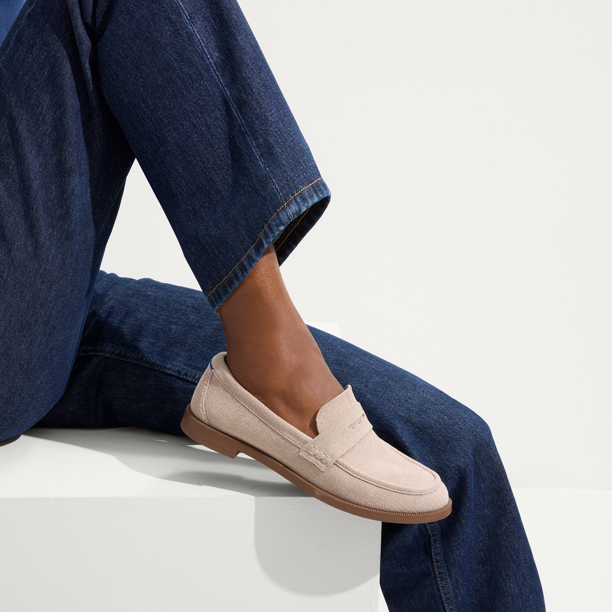 Rothy's The Penny Loafer mocassini donna ReVelvet Dove tortora