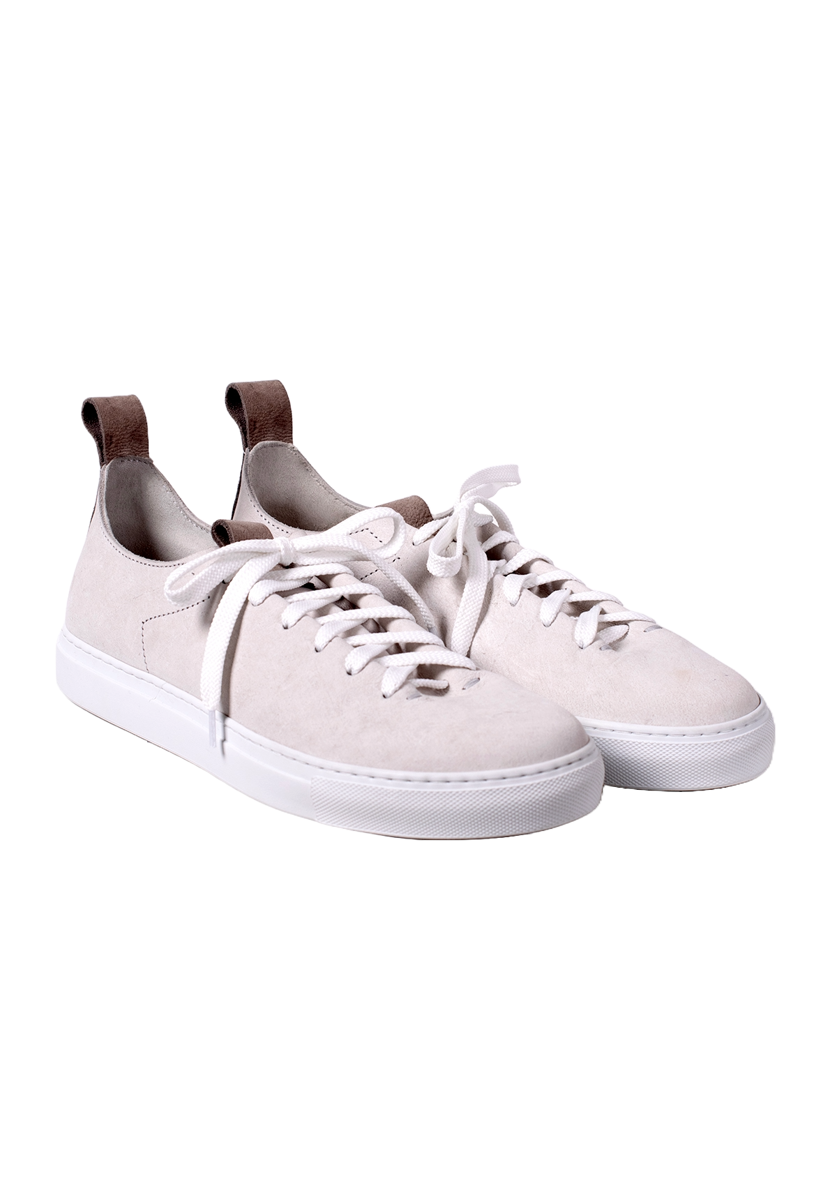 Stefano Bemer Wholecut Modello1 sneakers panna pelle kudu