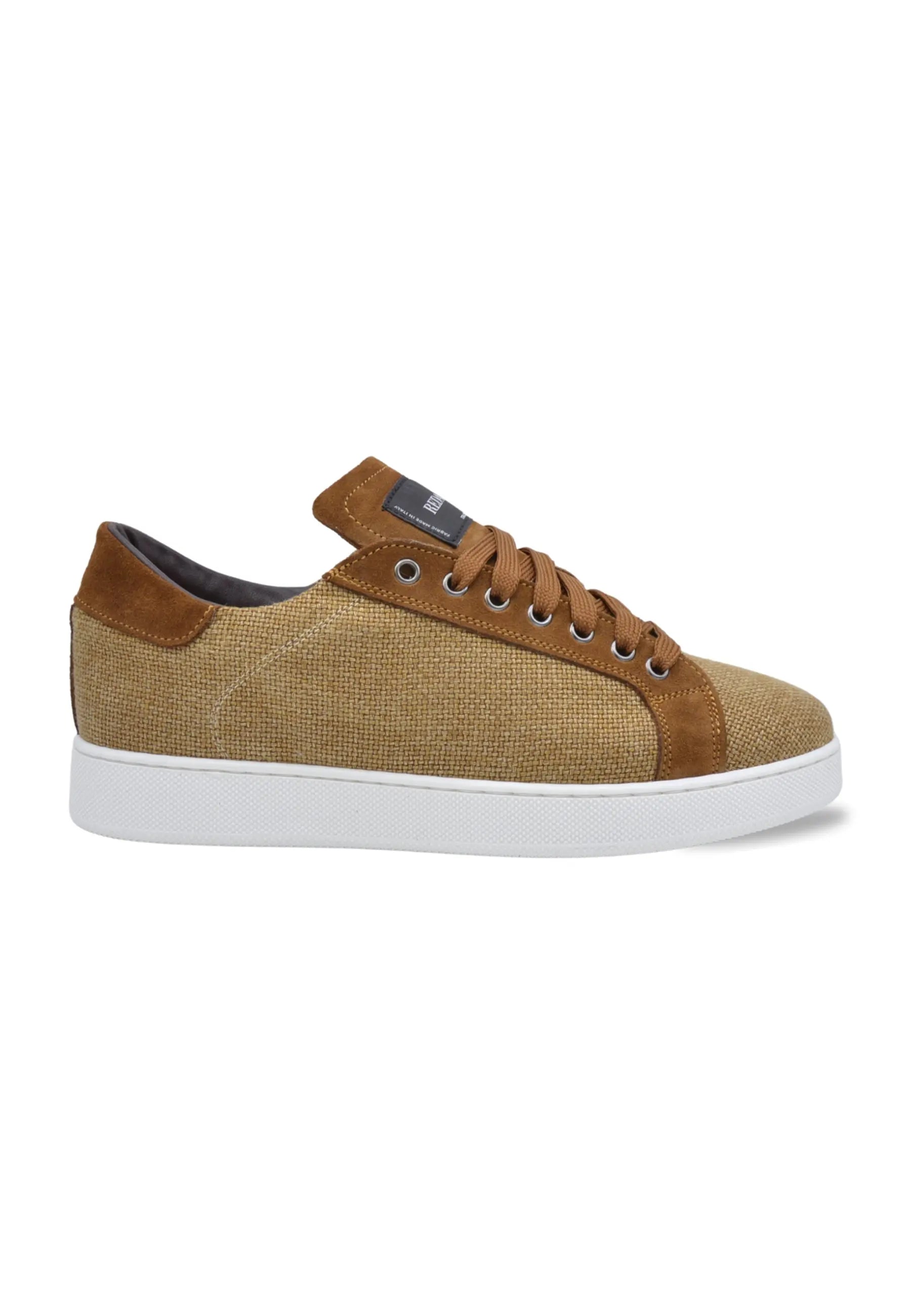 Sandro Barbera Wooly Jumper sneaker uomo canapa lana merino beige