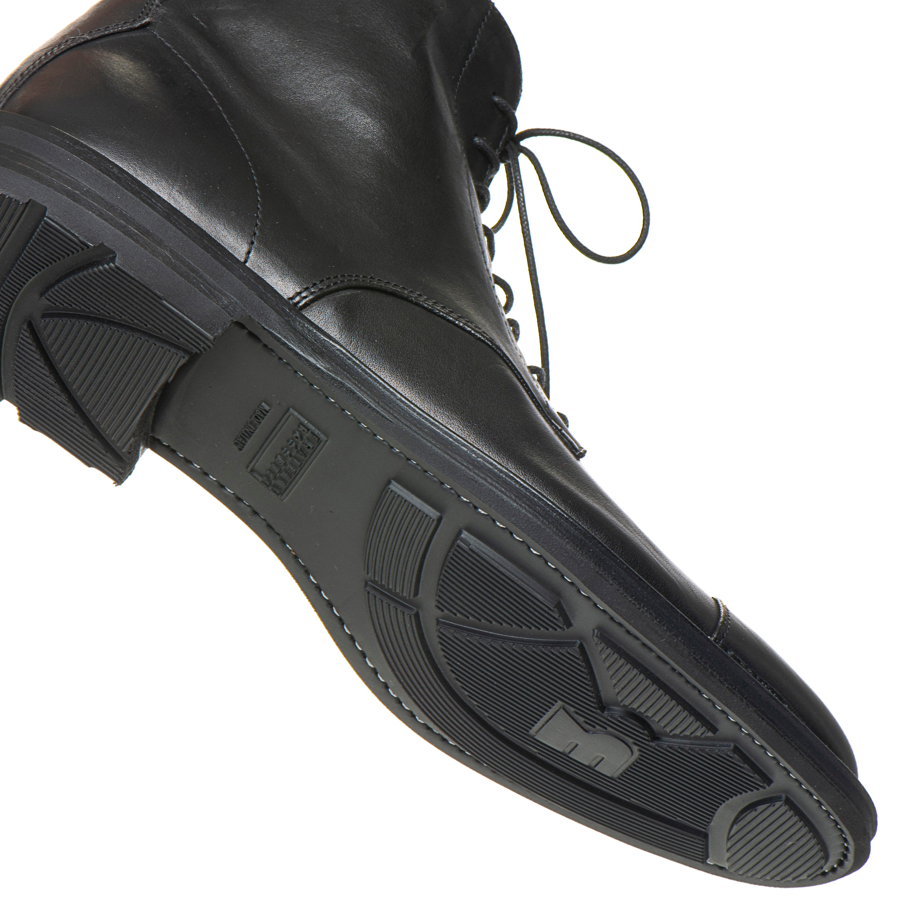 F.lli Rossetti 14155 polacco uomo nero pelle con zip