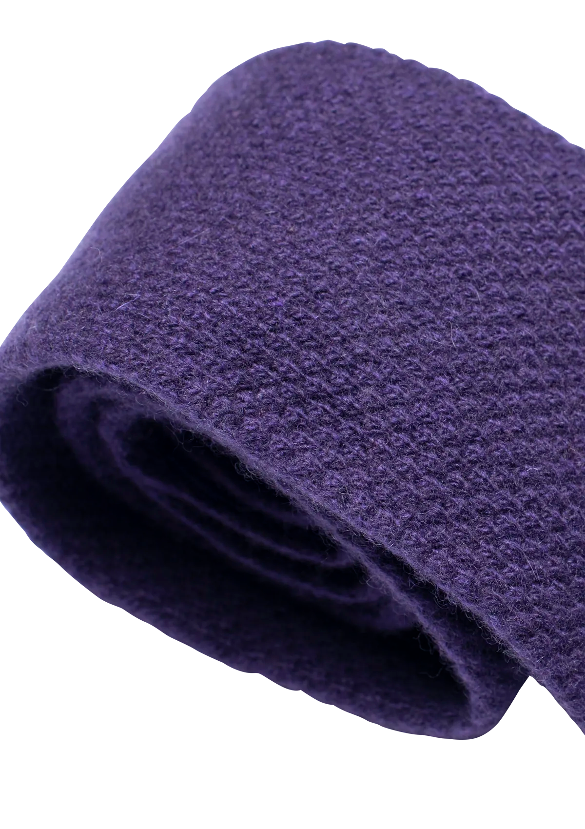 Stefano Bemer Ties Maglia Cravatta Lana Viola 8 cm