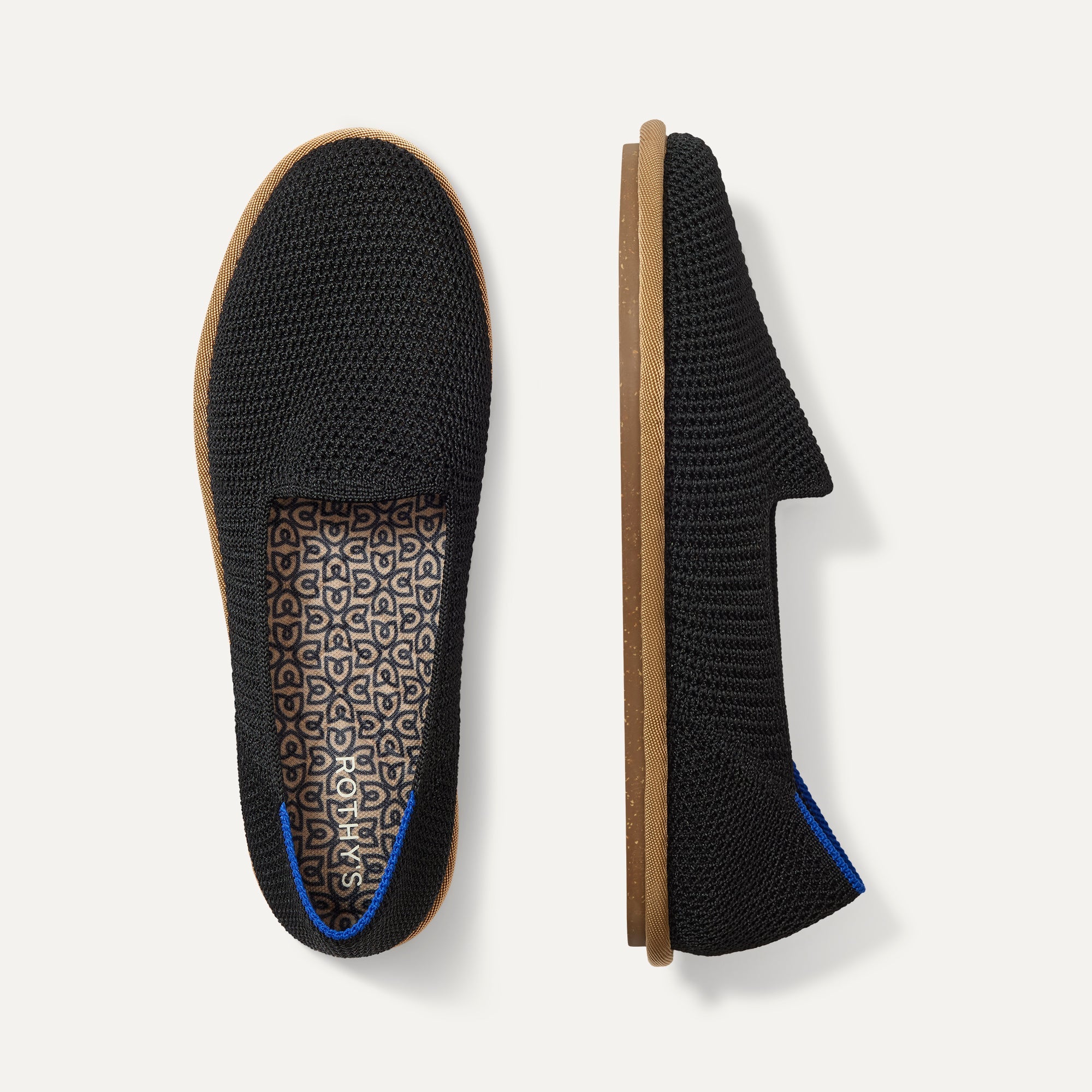 Rothy's The Cruiser Loafer mocassini donna Black Raffia-Knit