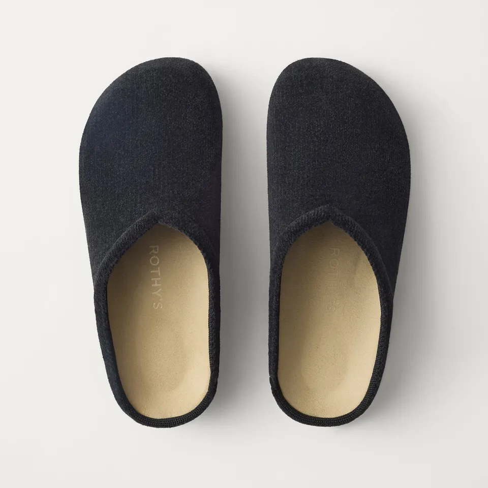Rothy's The Casual Clog zoccoli donna ReVelvet Black nero