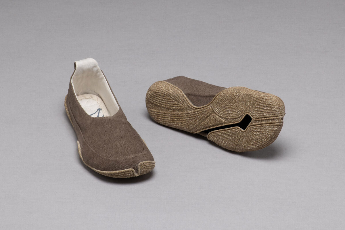 Wildling Cahor taupe scarpa slip-on bimbo canapa