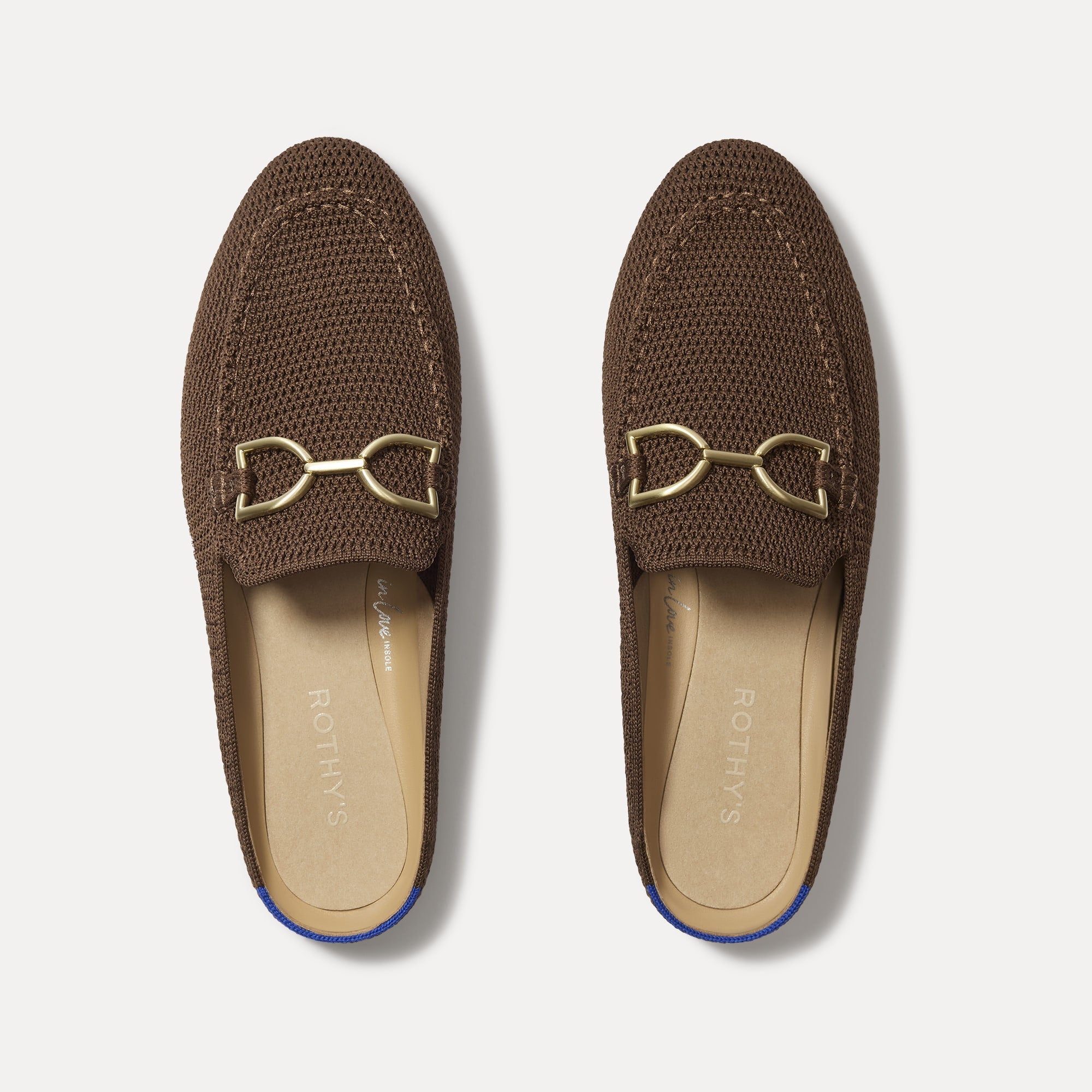 Rothy's Double Bit Loafer Mule sabot Desert Cat comodo