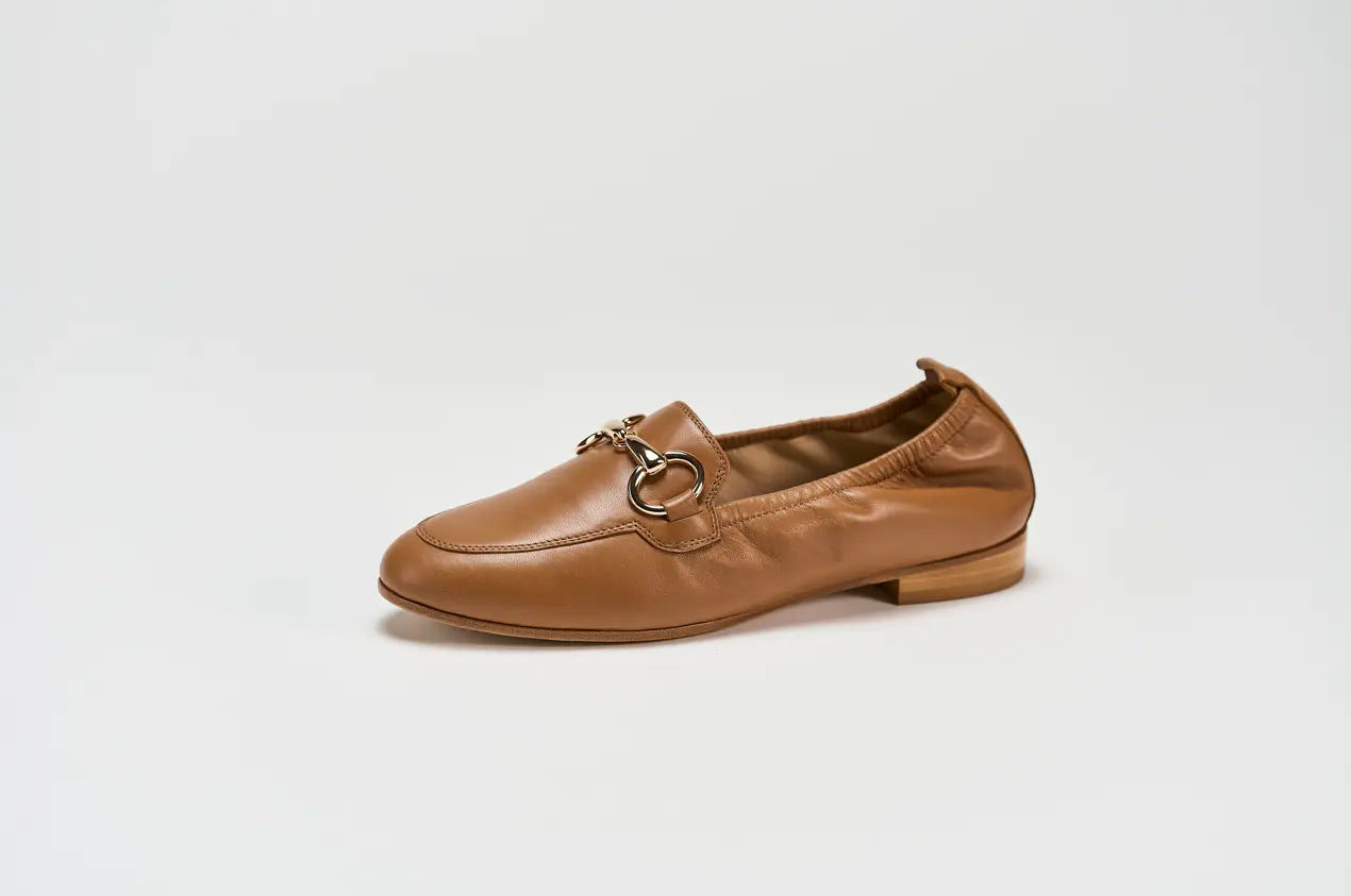 Sandro Barbera 4003 mocassino morsetto donna nappa cuoio