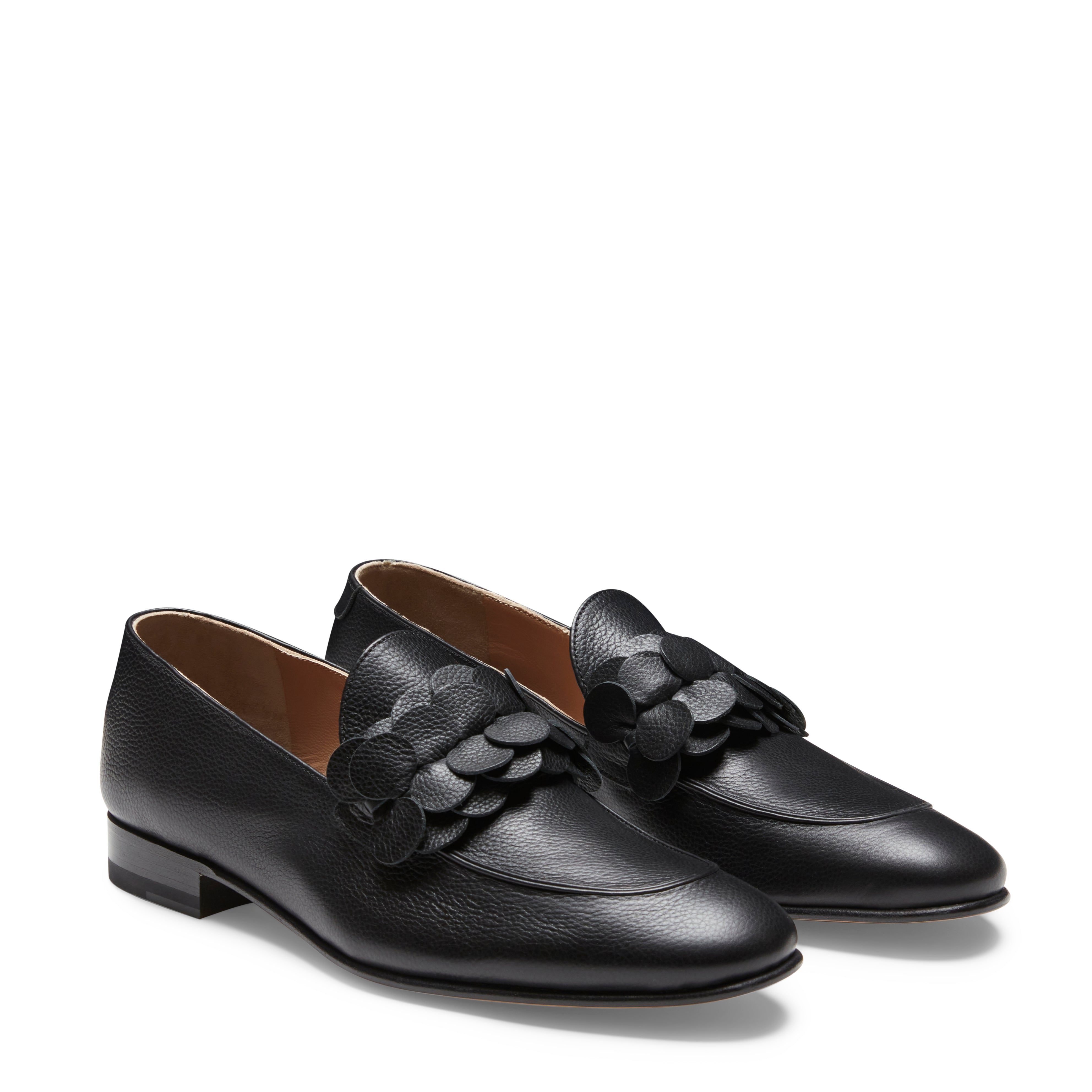 F.lli Rossetti Mocassino 68258 nero pelle paillettes donna