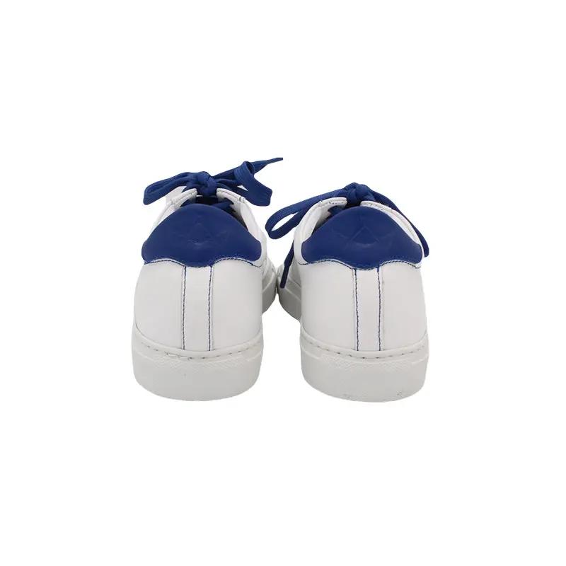 Sandro Barbera & Figli VA9 Basic sneaker pelle biancobluette