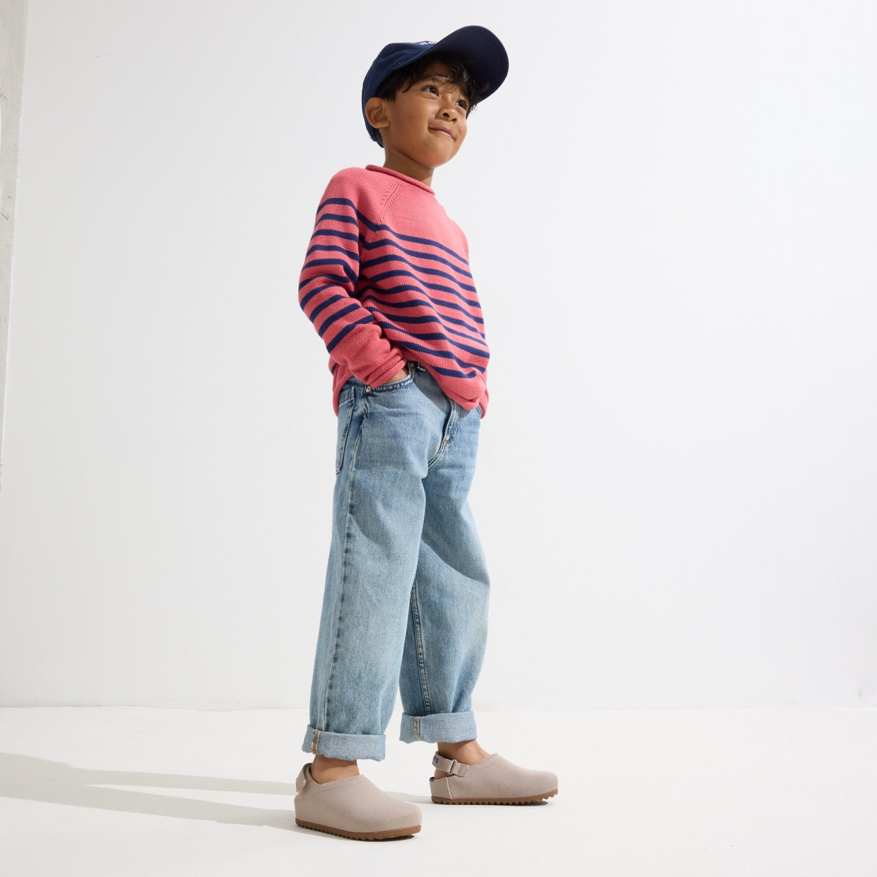 Rothy's The Kids Clog zoccoli bambino Dove tortora velcro