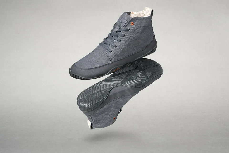 Wildling Shoes Arni scarpe basse cotone grigio idrorepellenti