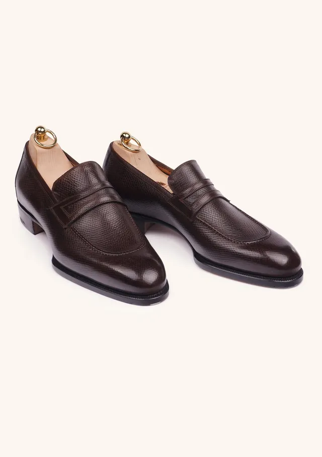 Stefano Bemer Loafers Mocassino Penny Marrone Scuro T1255
