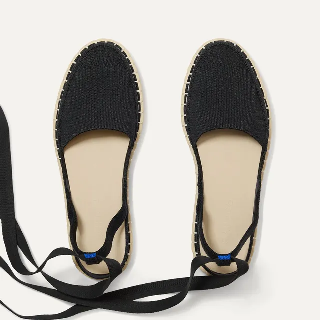 Rothy's Flats The D'Orsay Espadrille Ballerine Nero